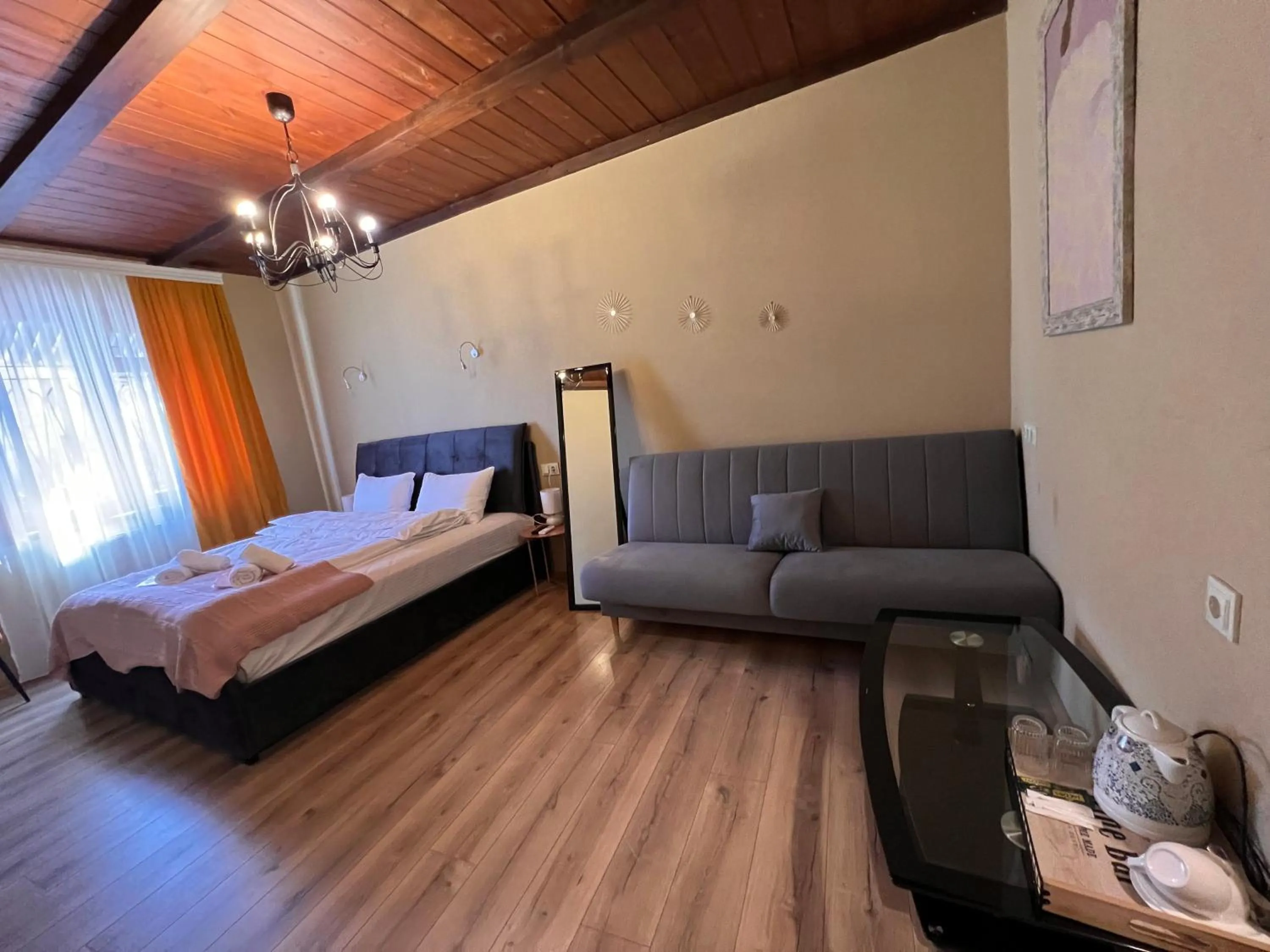 Bed in Hotel Old Tbilisi 5 rooms