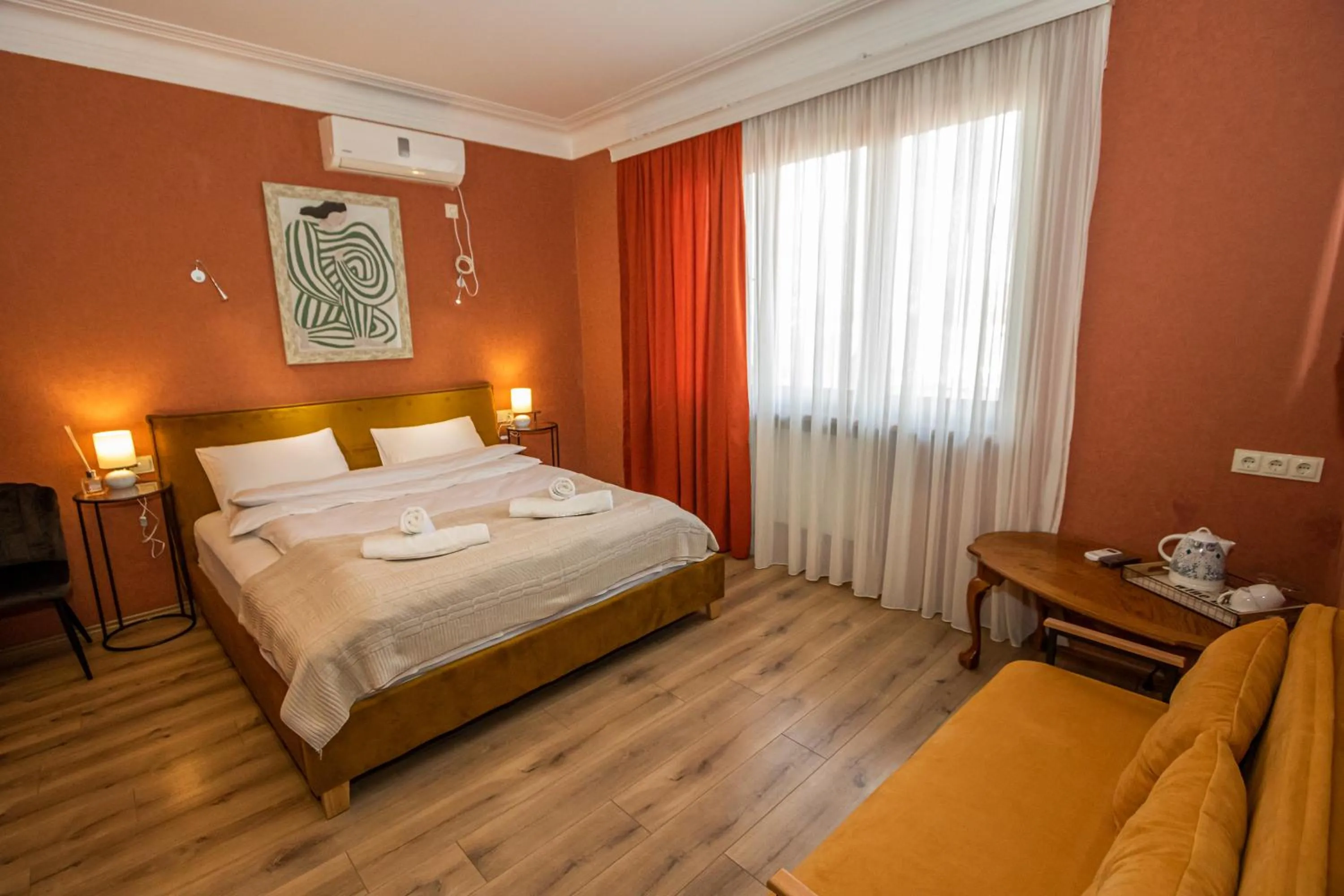 Bed in Hotel Old Tbilisi 5 rooms