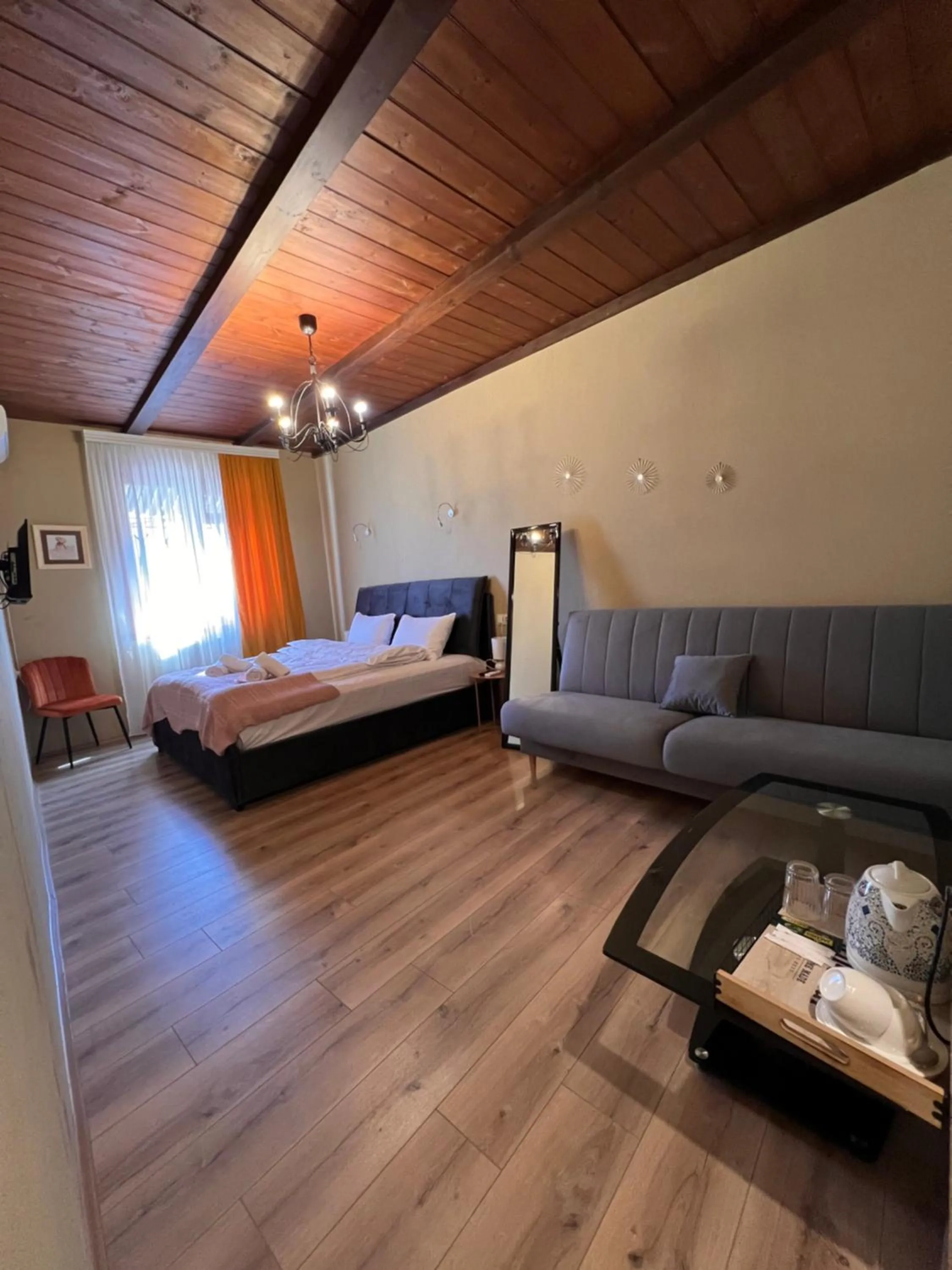 Bed in Hotel Old Tbilisi 5 rooms