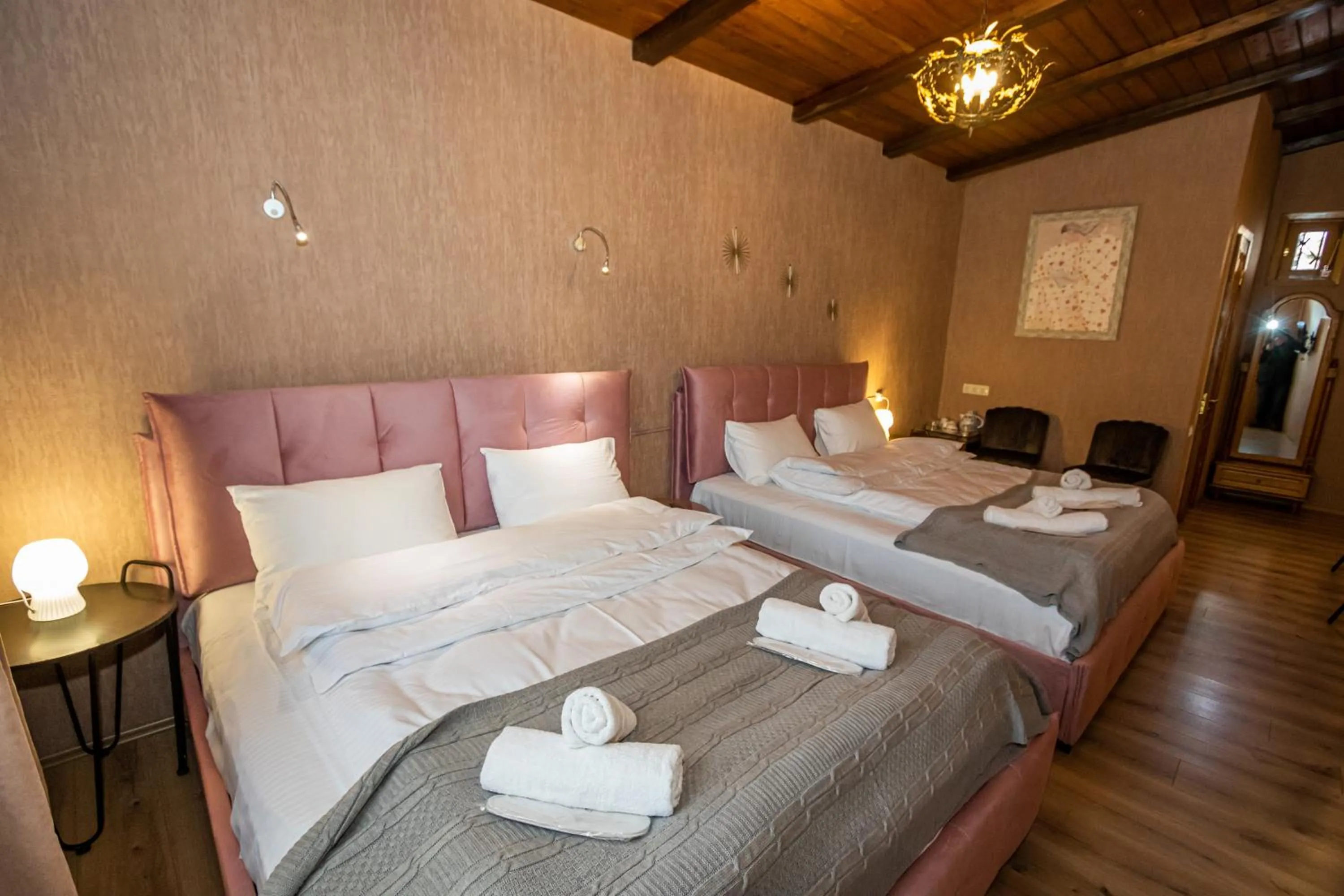 Bed in Hotel Old Tbilisi 5 rooms