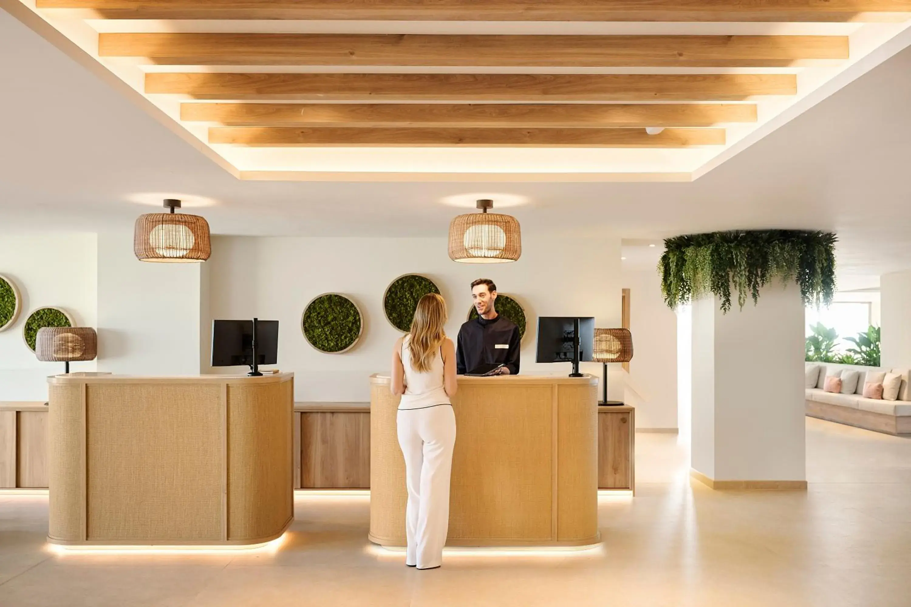 Lobby or reception in Iberostar Selection Es Trenc -New Opening- Lobby or reception in Iberostar Selection Es Trenc -New Opening-