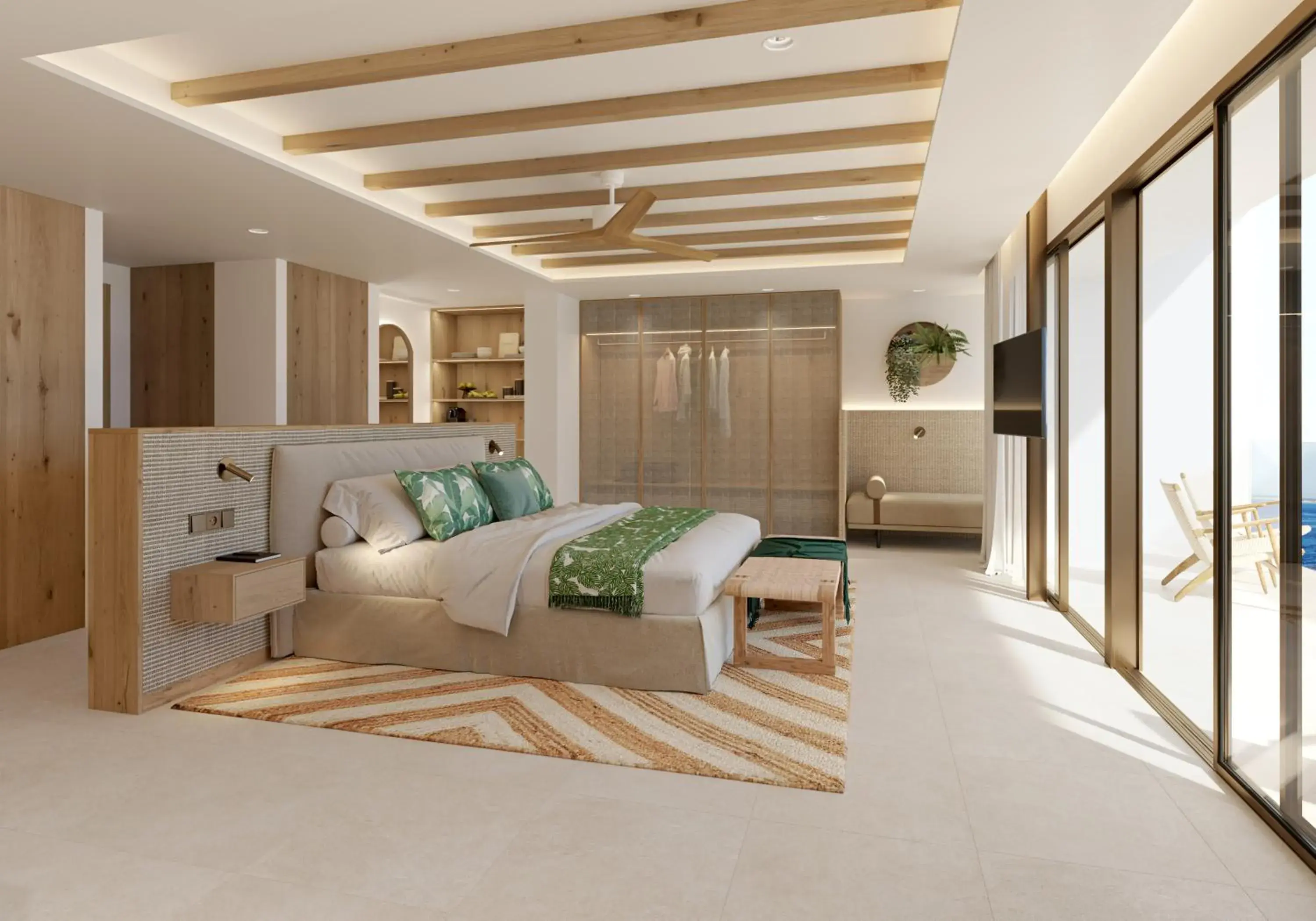 Bedroom, Bed in Iberostar Selection Es Trenc -New Opening- Bedroom, Bed in Iberostar Selection Es Trenc -New Opening-