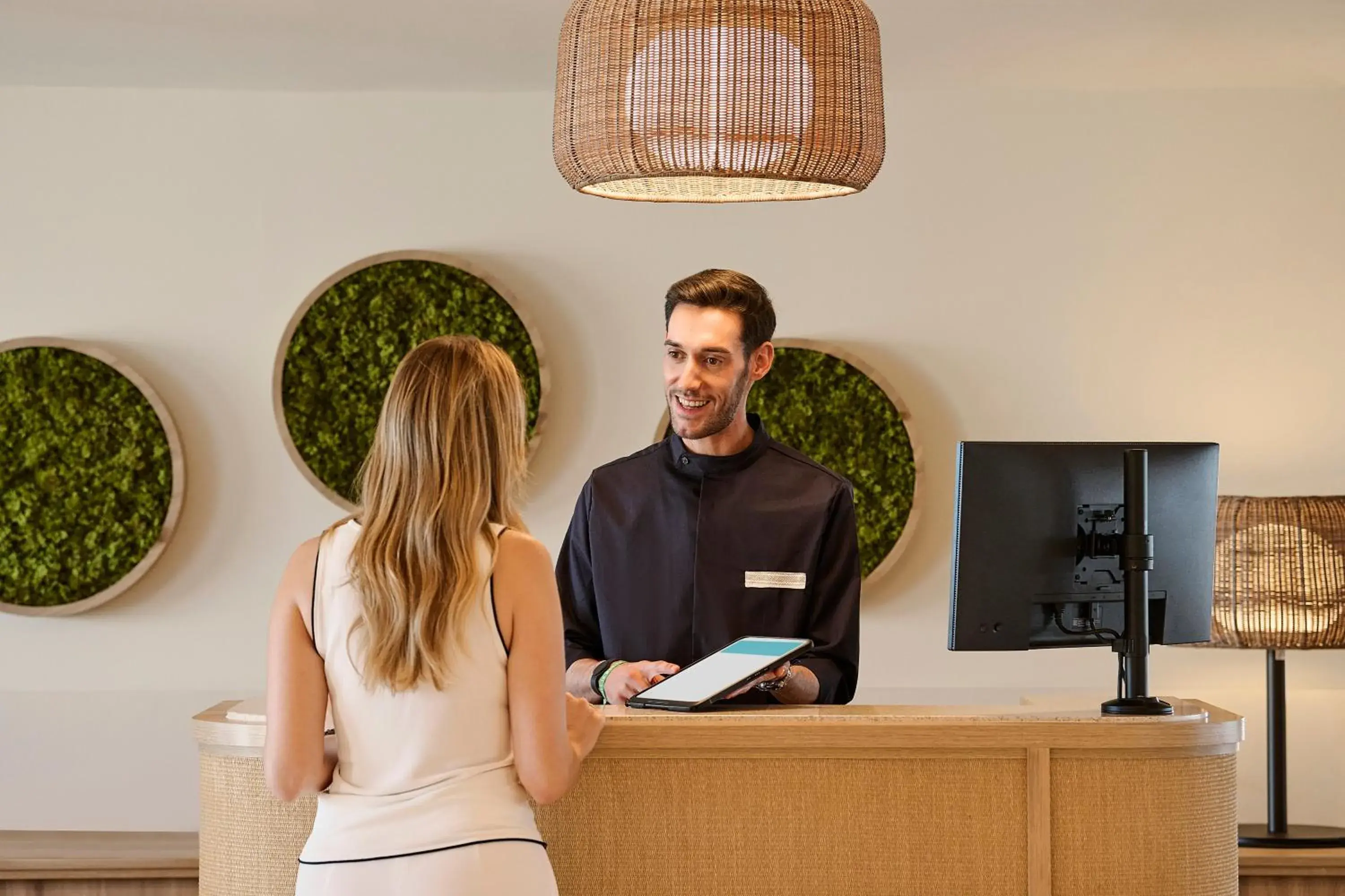 Lobby or reception in Iberostar Selection Es Trenc -New Opening- Lobby or reception in Iberostar Selection Es Trenc -New Opening-