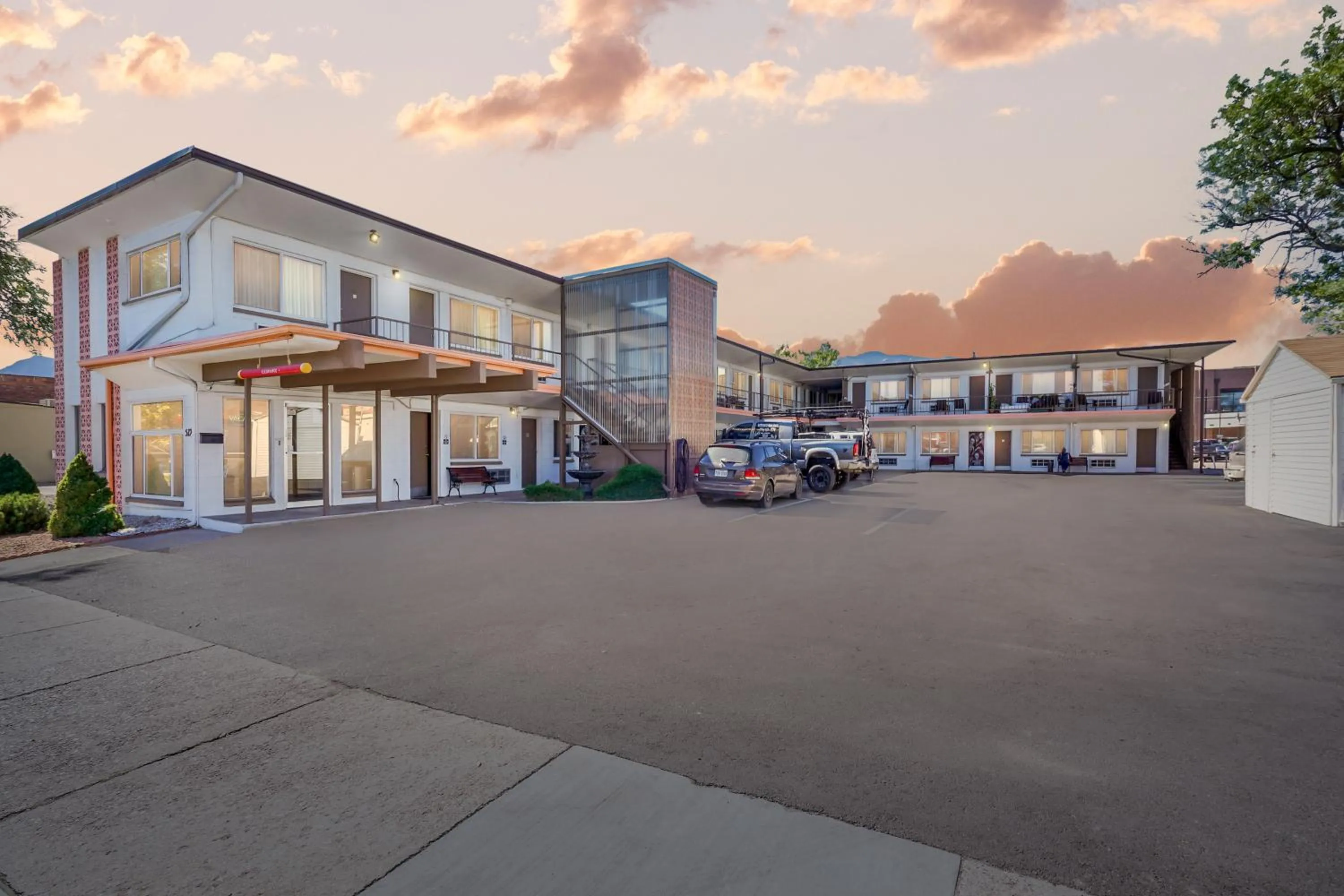 Property building in Nevada Flats Hotel