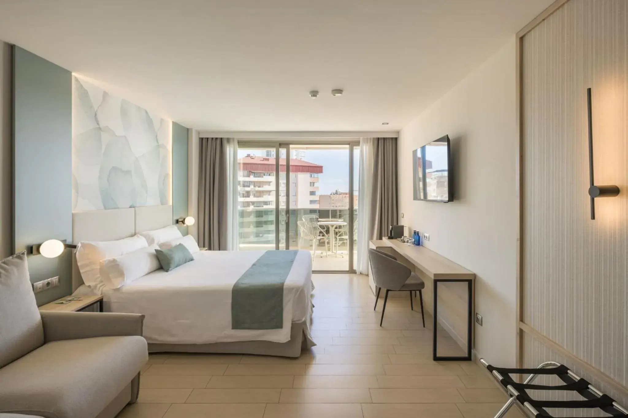 Bedroom, Bed in AR Diamante Beach & SPA Hotel 4 SUP Bedroom, Bed in AR Diamante Beach & SPA Hotel 4 SUP