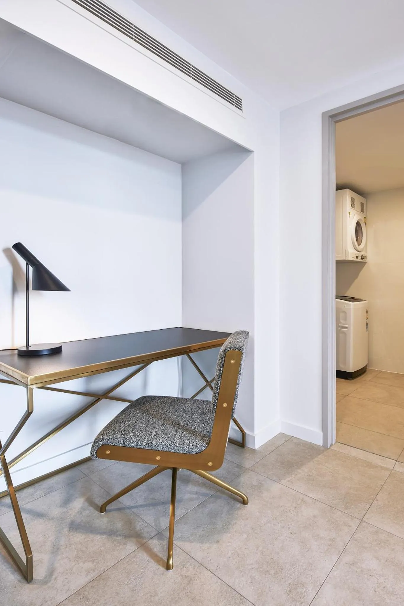 Seating area in Meriton Suites Canberra