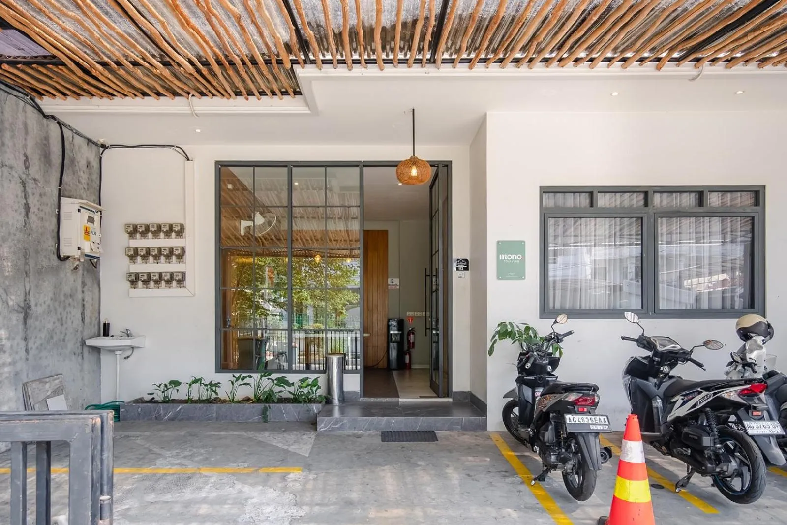 Facade/entrance in Mono Coliving Ngagel, Surabaya