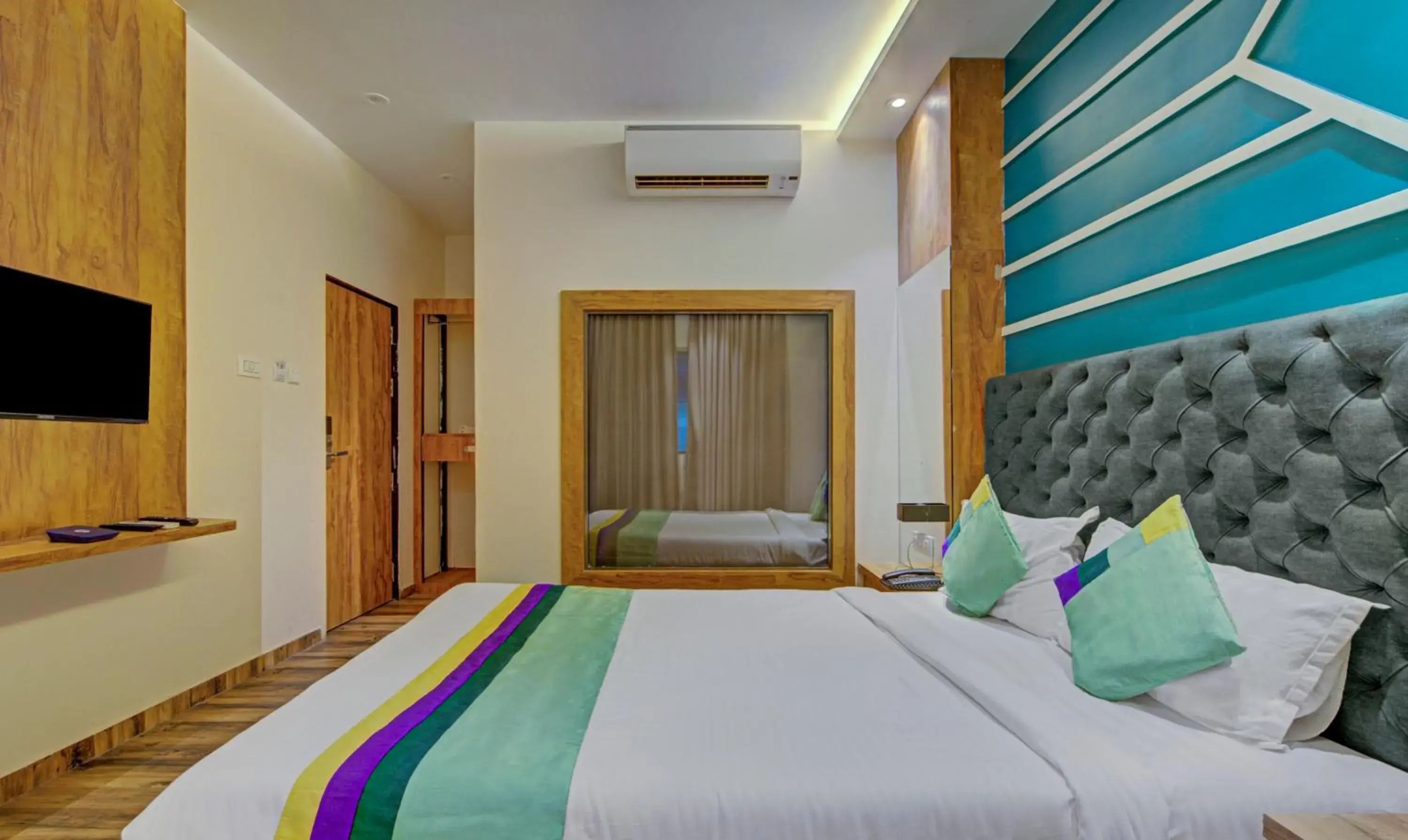 Bedroom, Bed in Treebo Prince Andheri East Bedroom, Bed in Treebo Prince Andheri East