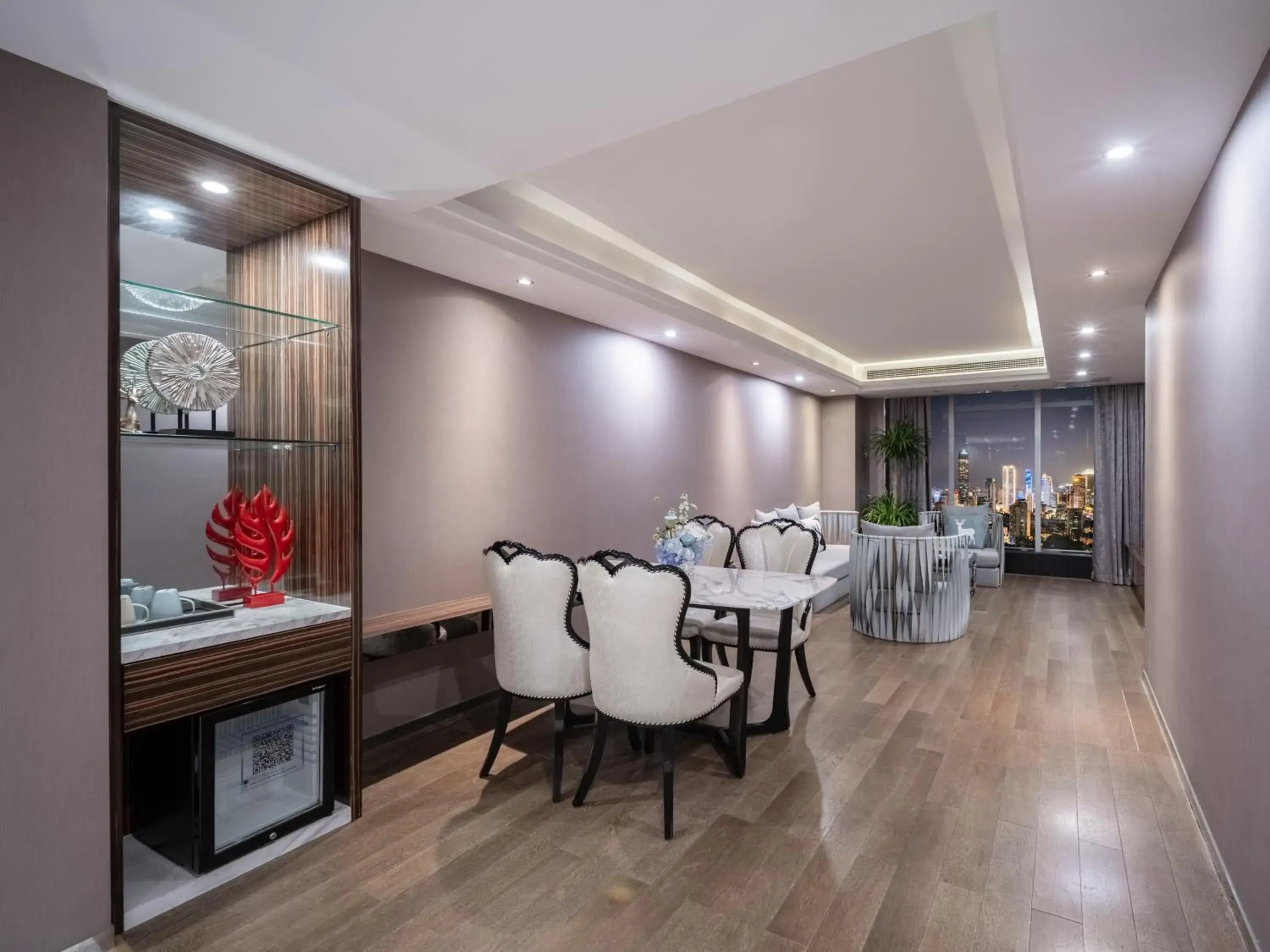 Lijia Twin Bed Suite in Suning Universal Hotel ALL-SUITES Lijia Twin Bed Suite in Suning Universal Hotel ALL-SUITES