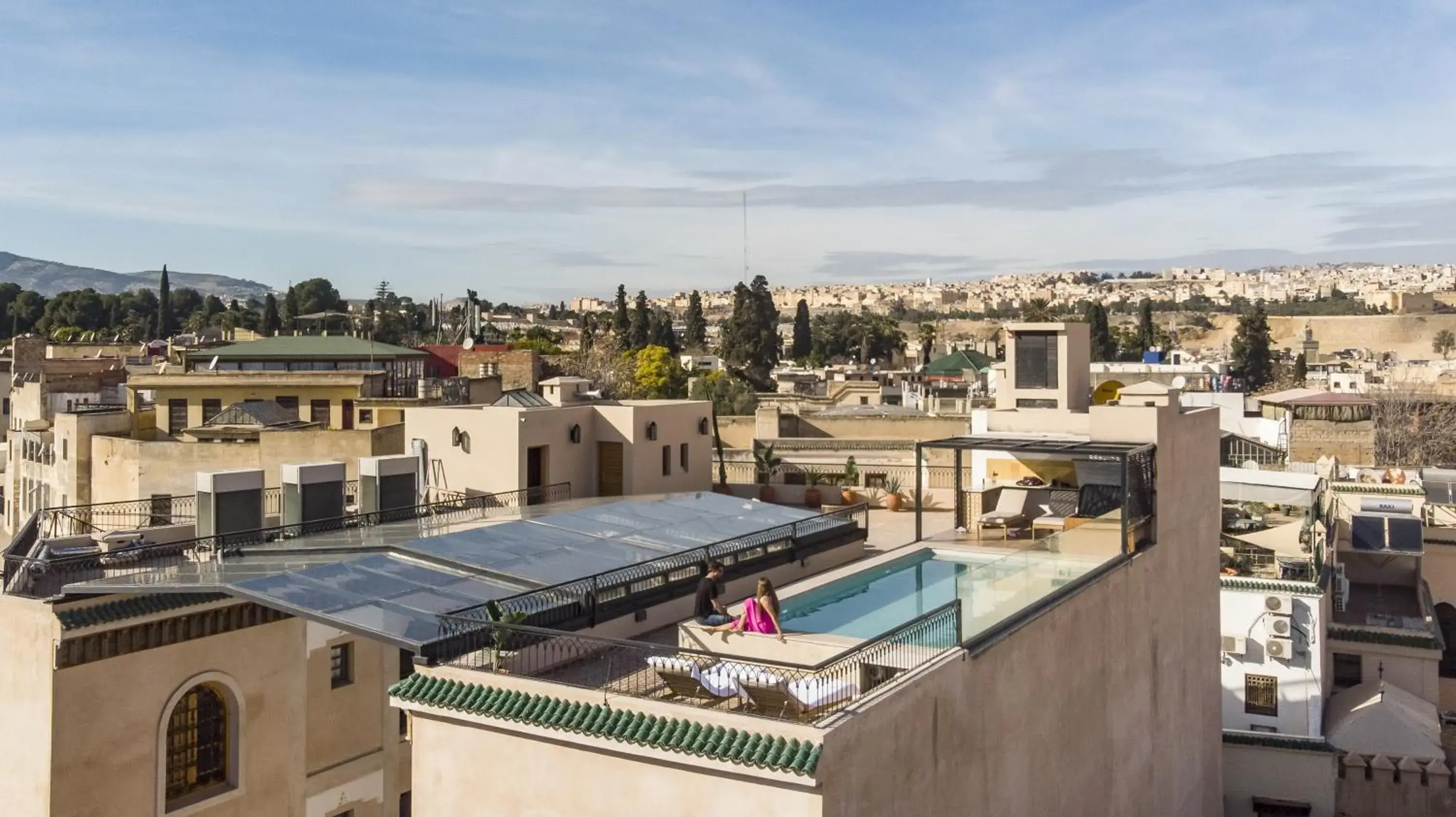 Bird's eye view in Dar Lys Luxury Riad & Spa Bird's eye view in Dar Lys Luxury Riad & Spa