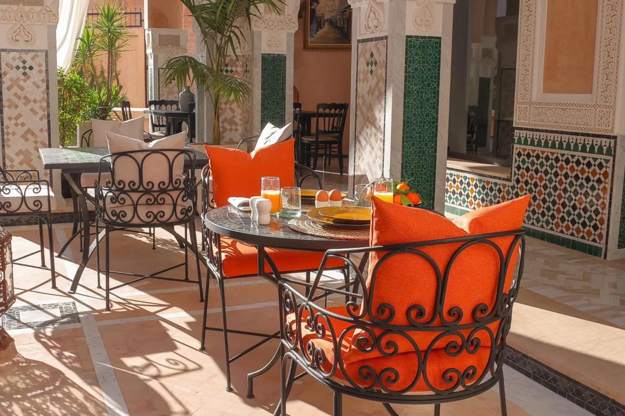 Breakfast in Dar Lys Luxury Riad & Spa Breakfast in Dar Lys Luxury Riad & Spa