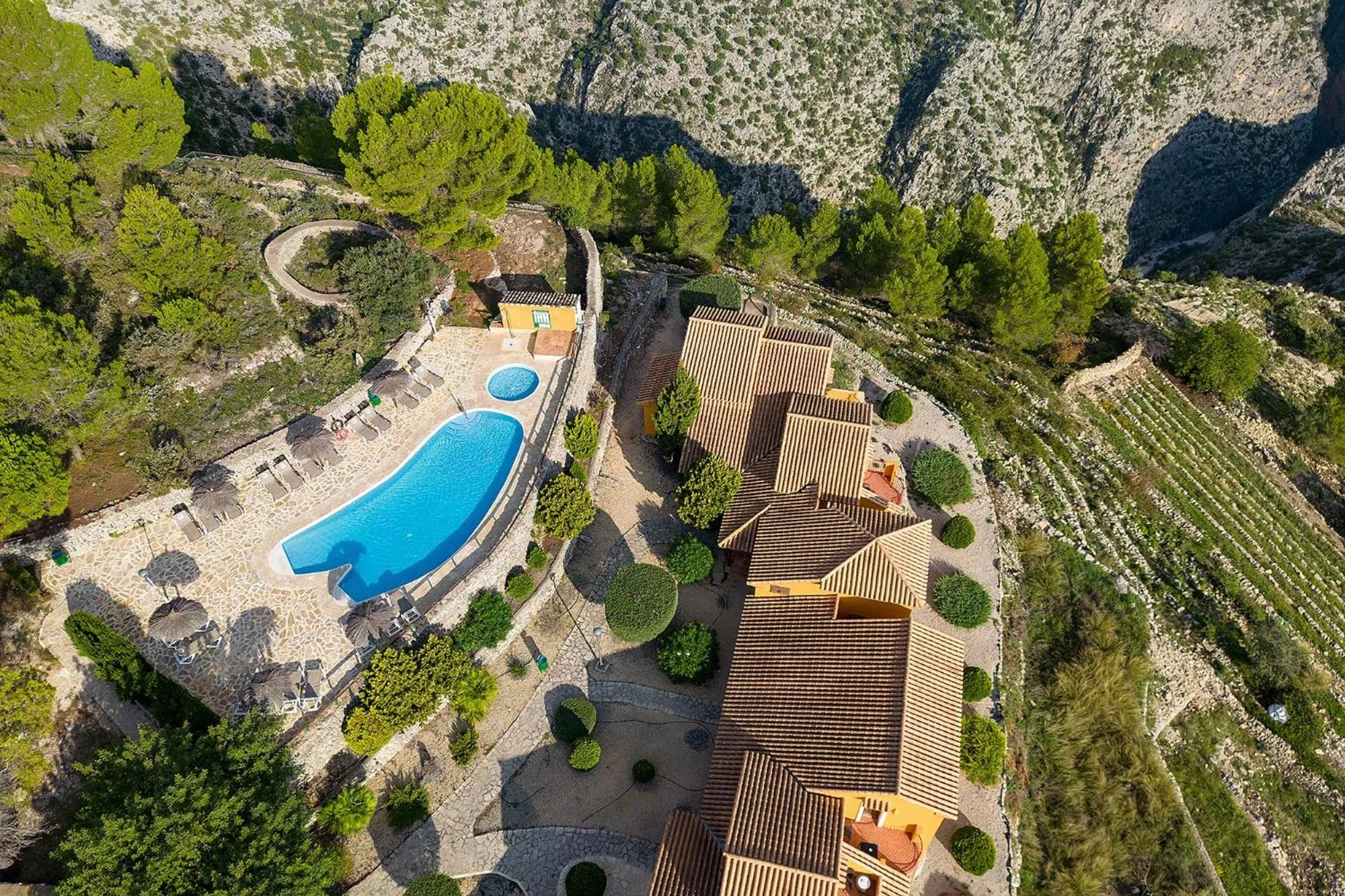 Natural landscape in Hotel Alahuar