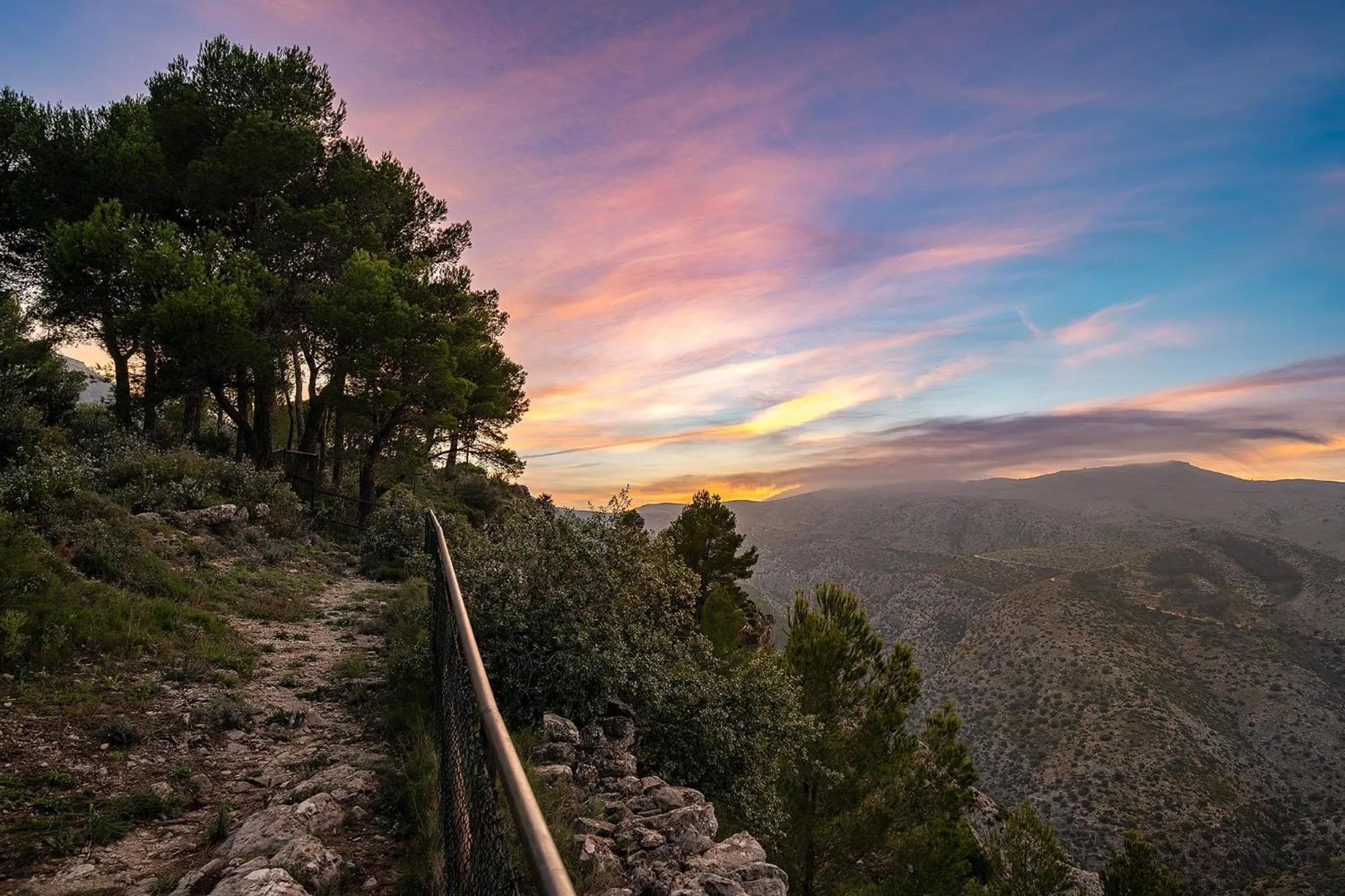 Natural landscape in Hotel Alahuar