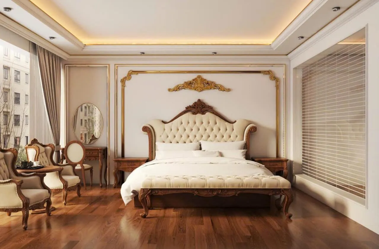 Bed in Hoang Gia Hotel Ha Noi Capital