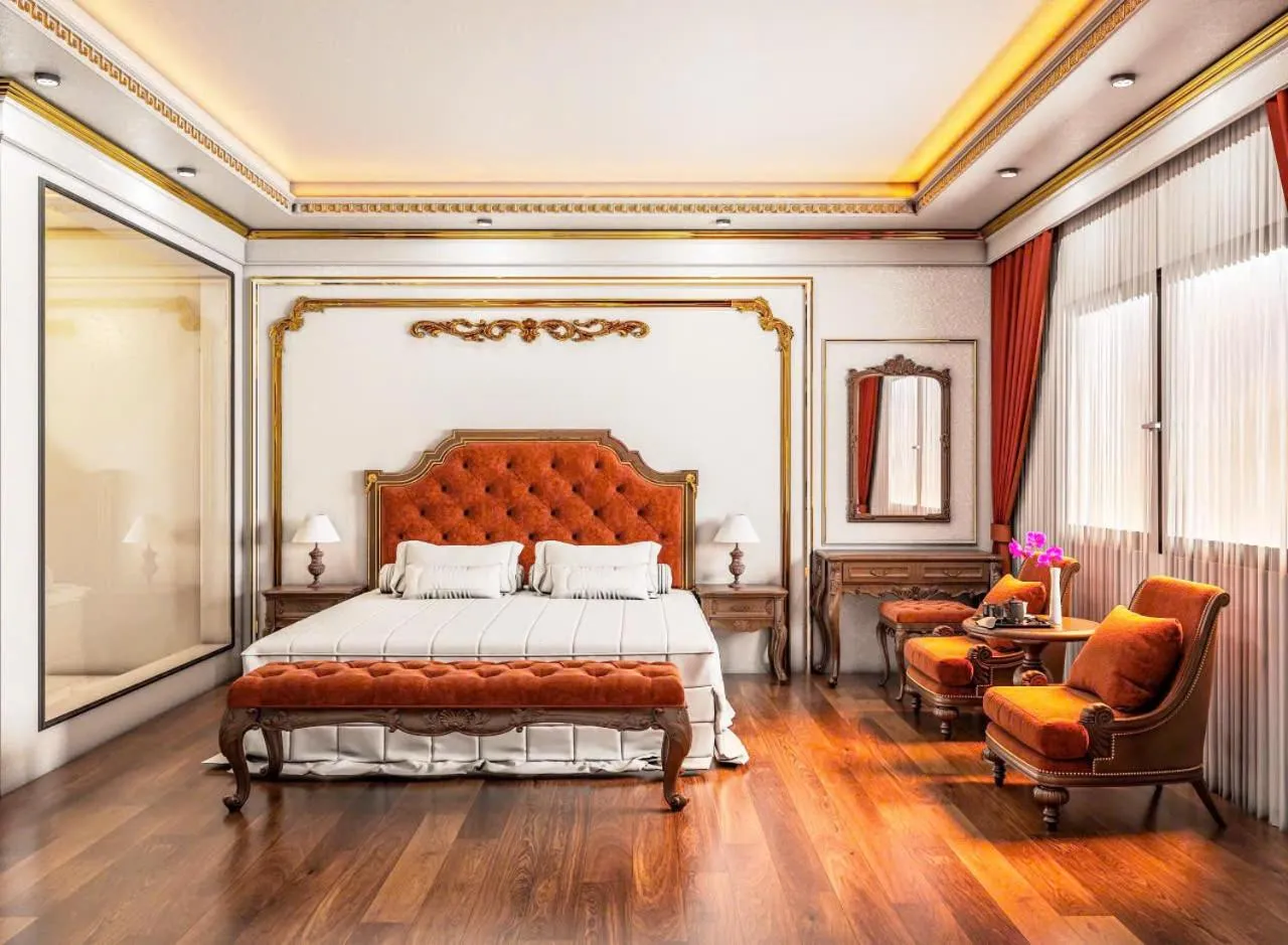 Bed in Hoang Gia Hotel Ha Noi Capital