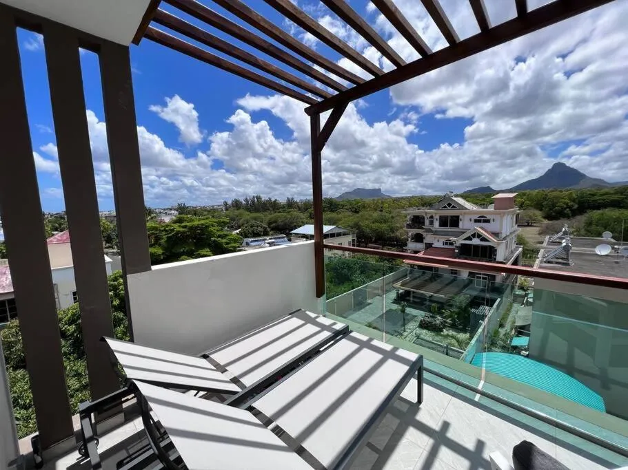 View (from property/room) in Top-Floor Modern 3BD Penthouse with Beautiful Mountain View Terrace - 5 min Walk to Beach