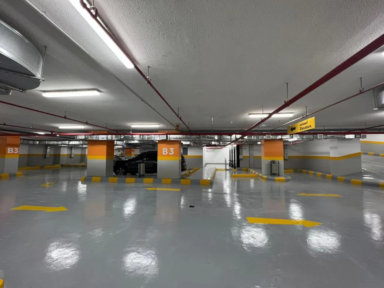 Parking in Zaha Taiba Hotel