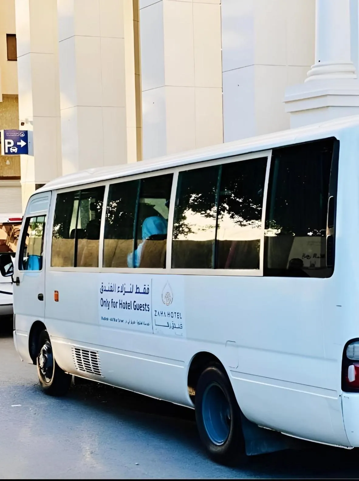 shuttle in Zaha Taiba Hotel