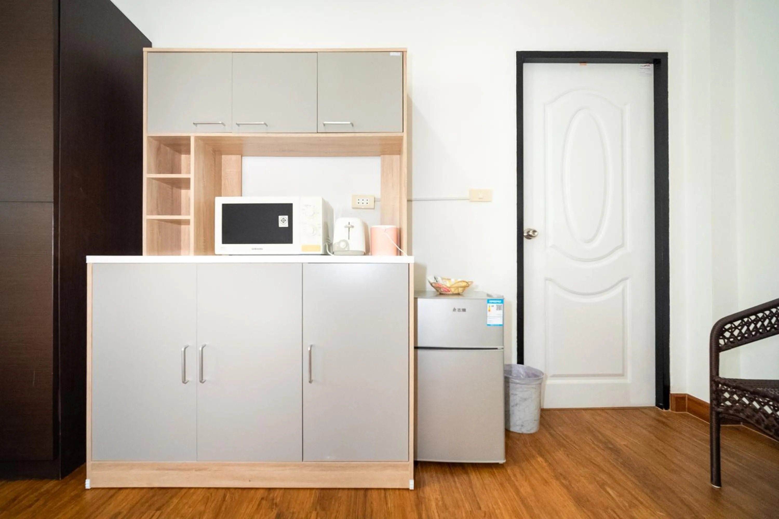 Kitchen or kitchenette in ฺBaan Waru seaview villa