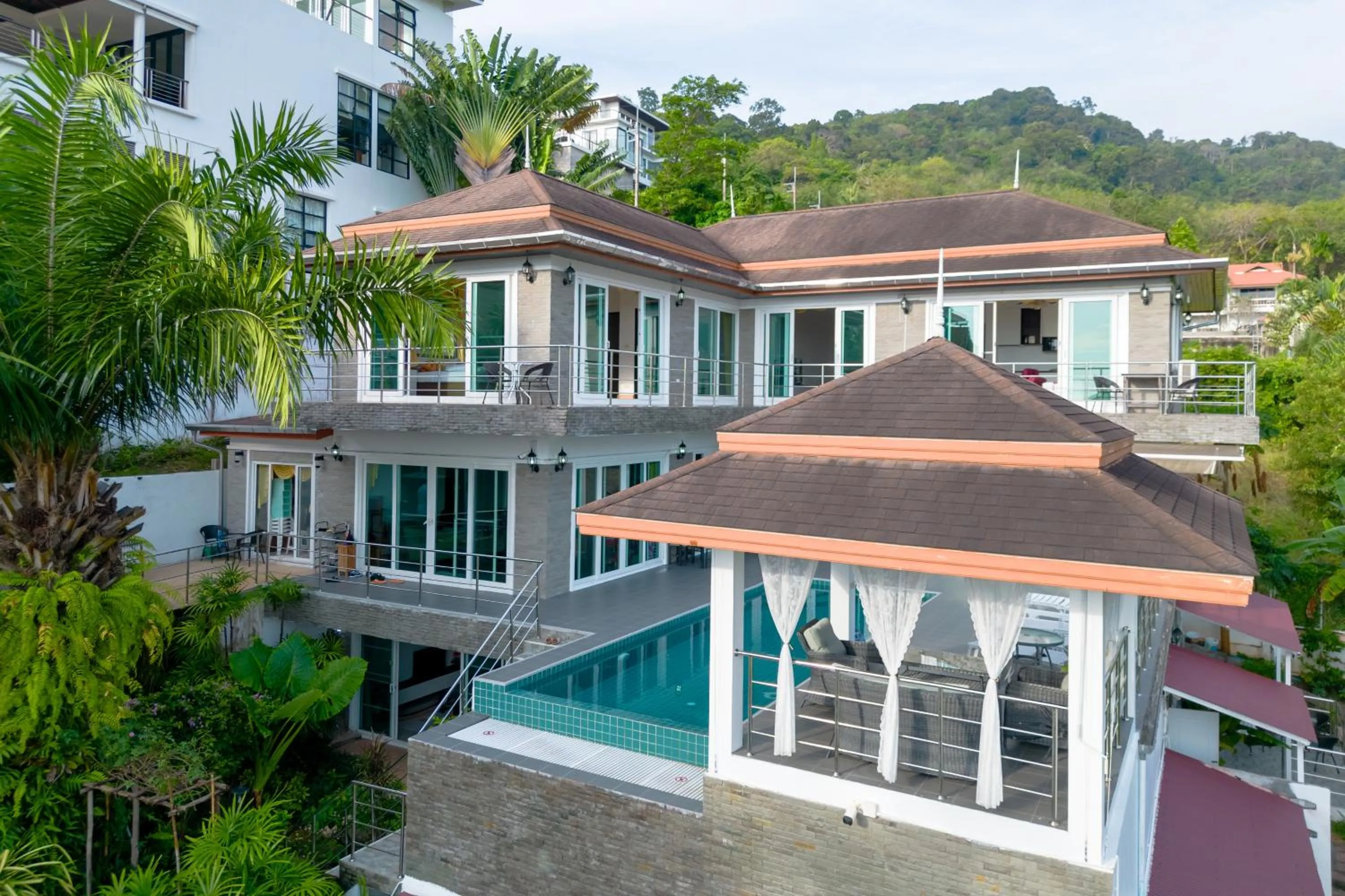 Property building in ฺBaan Waru seaview villa