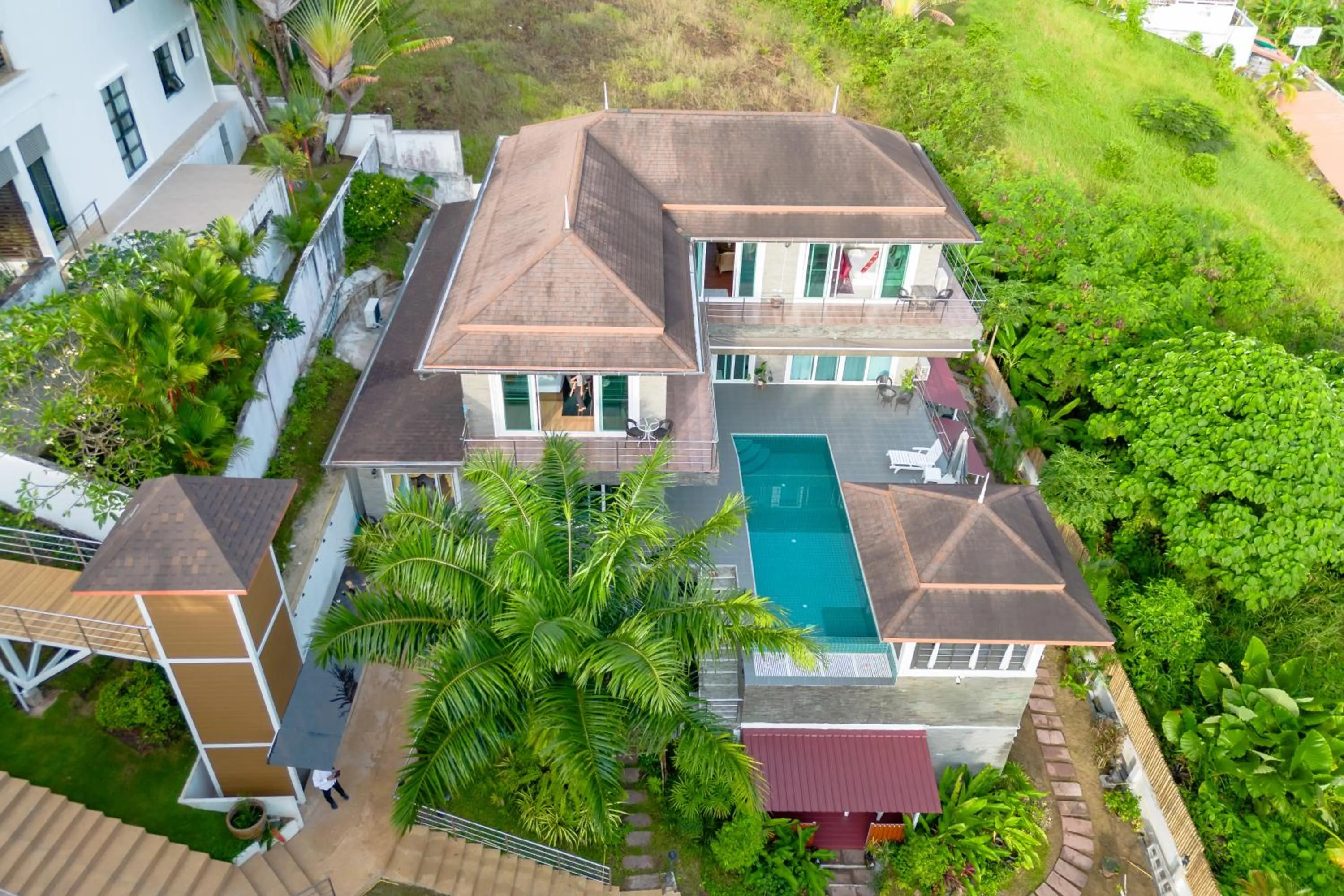 Property building in ฺBaan Waru seaview villa