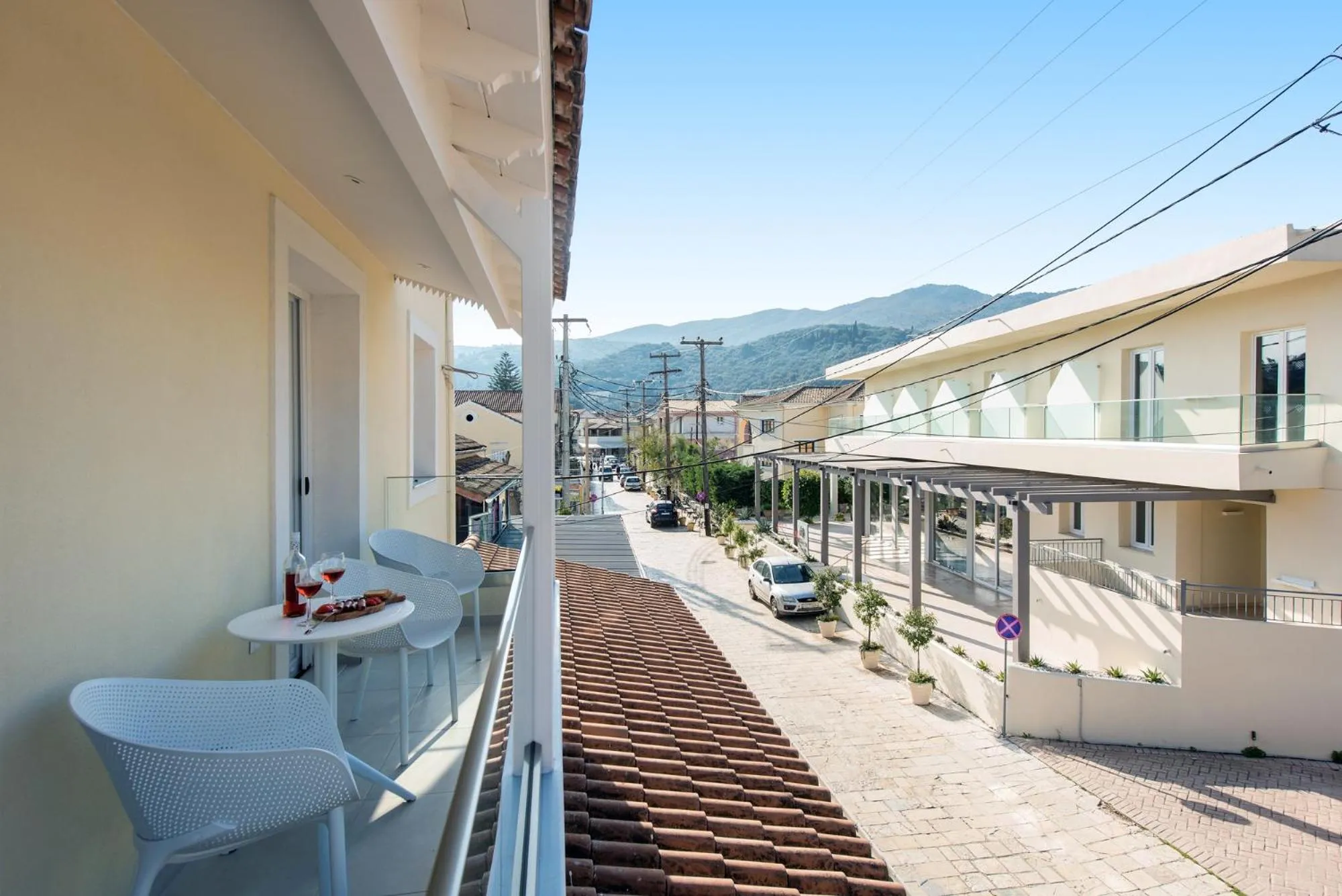 Property building in Pelagia Apartment by Kormaris