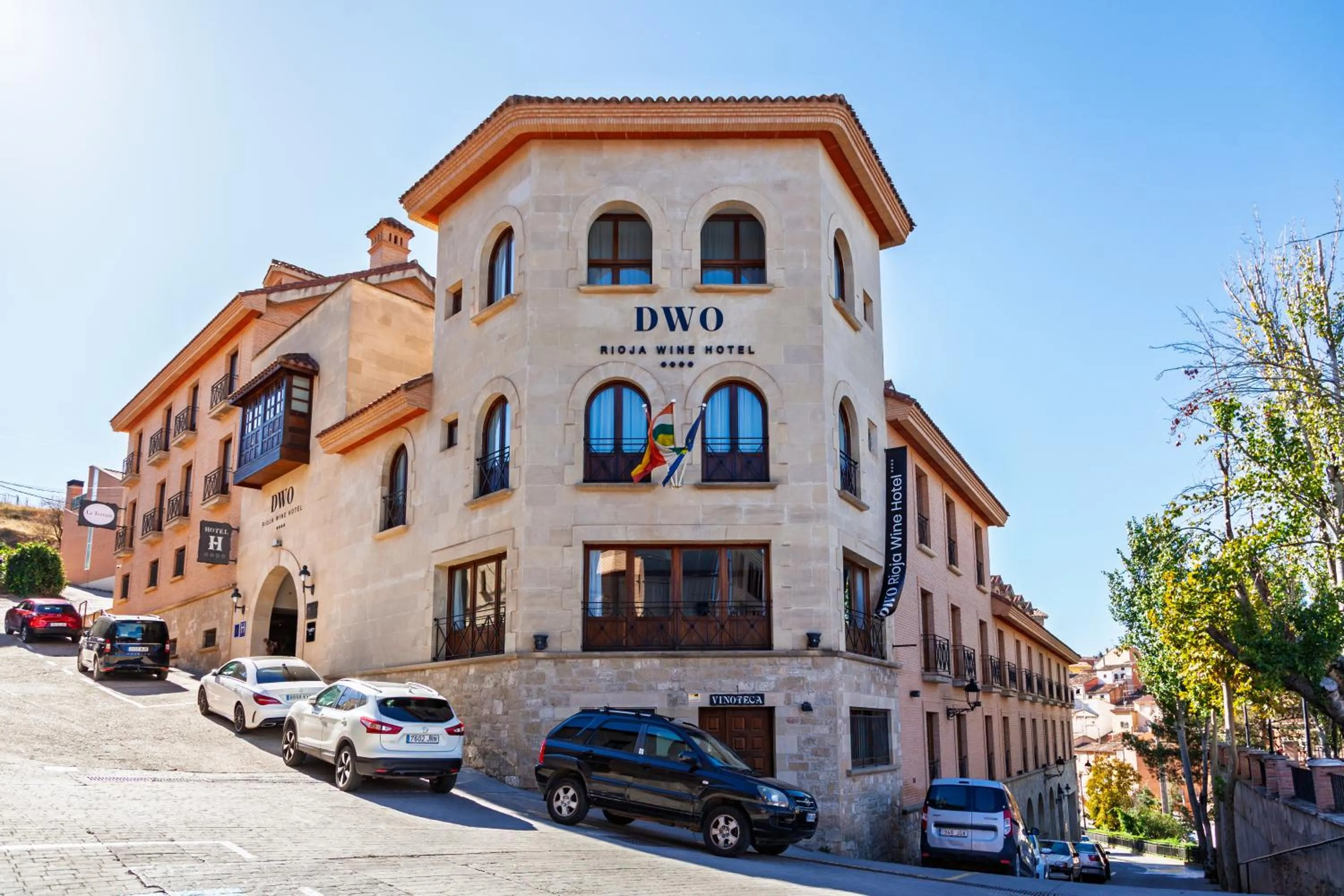 Property building in DWO Rioja Wine Hotel