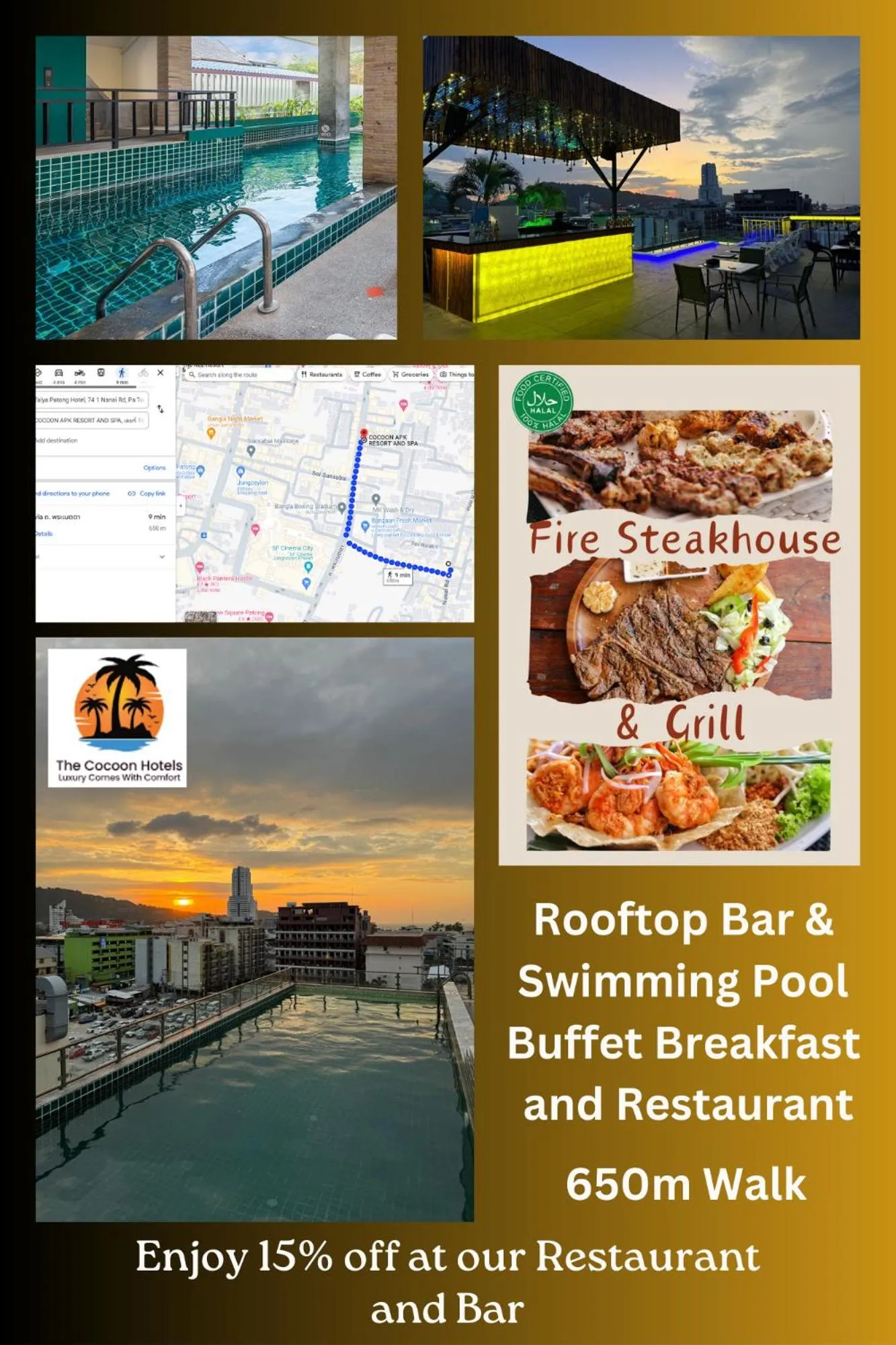 Swimming pool in Talya Patong Hotel