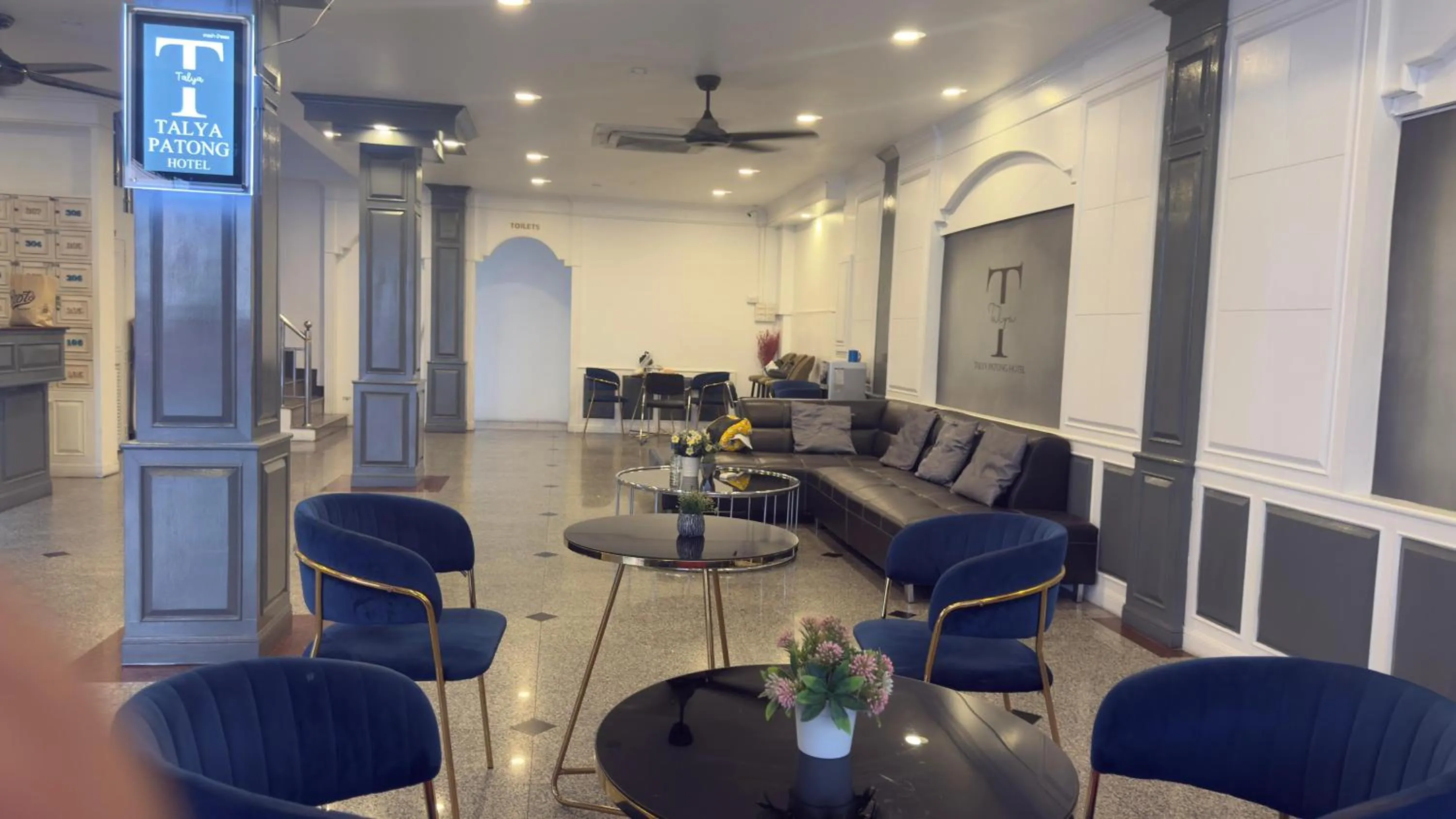 Seating area in Talya Patong Hotel