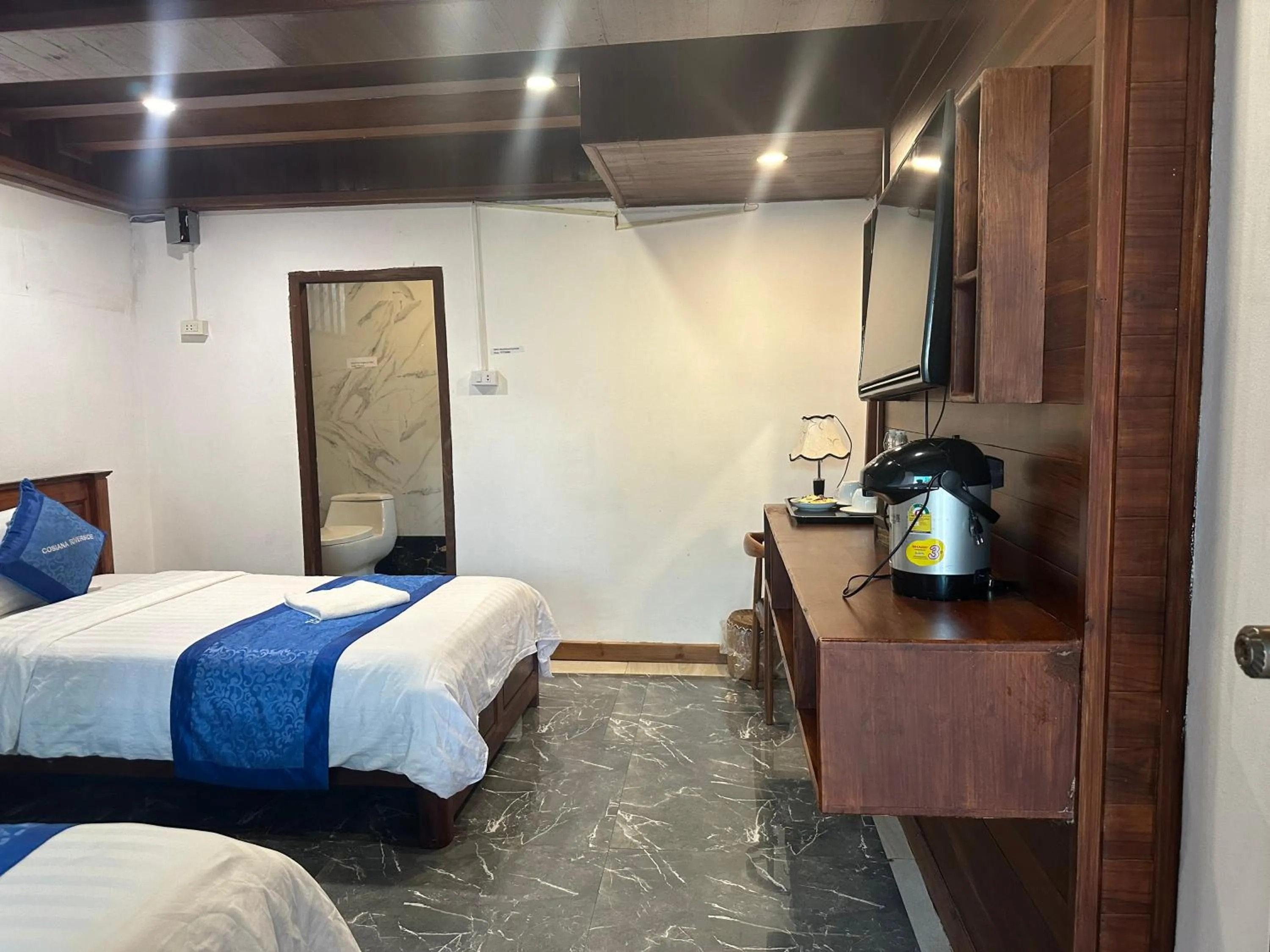 Bed in NamKhan Riverside