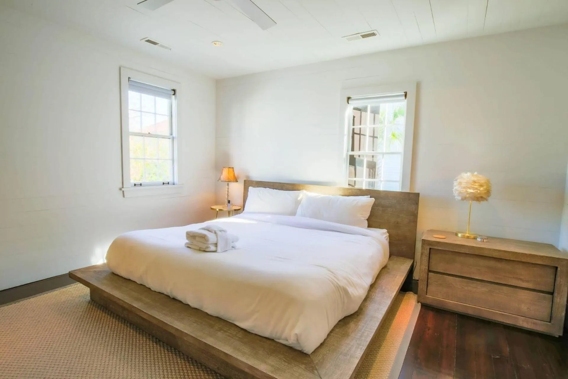 Bed in Liberty Tree House