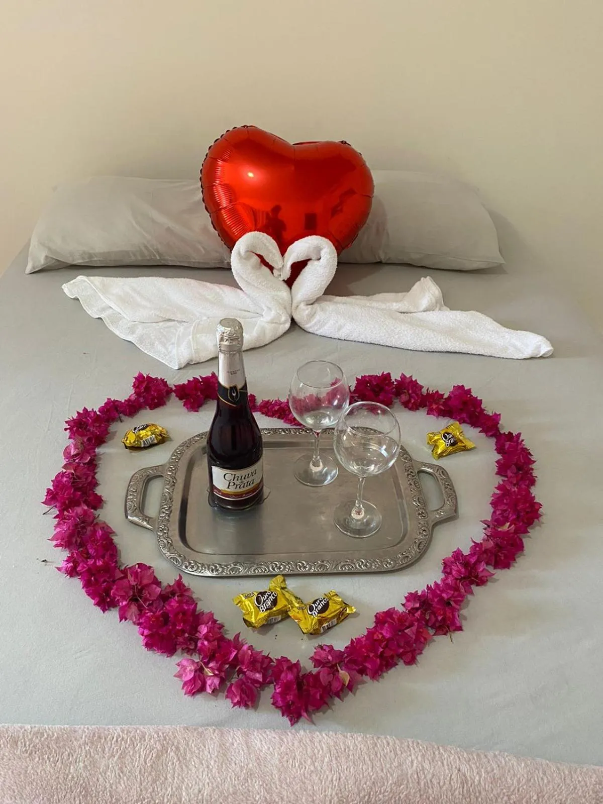 Bed in Chalés Passagem do Canto