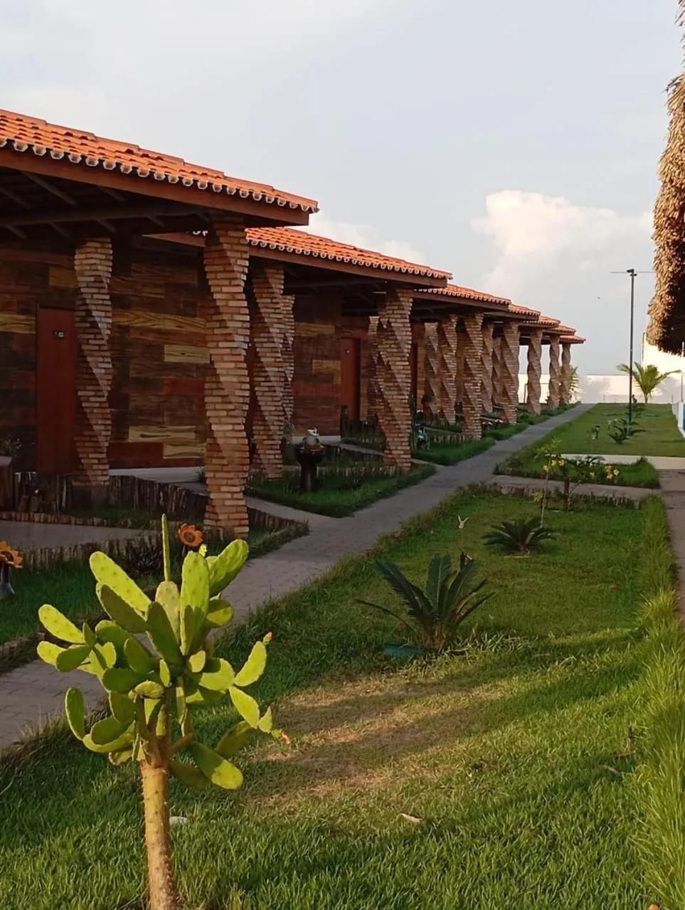 Garden view in Chalés Passagem do Canto