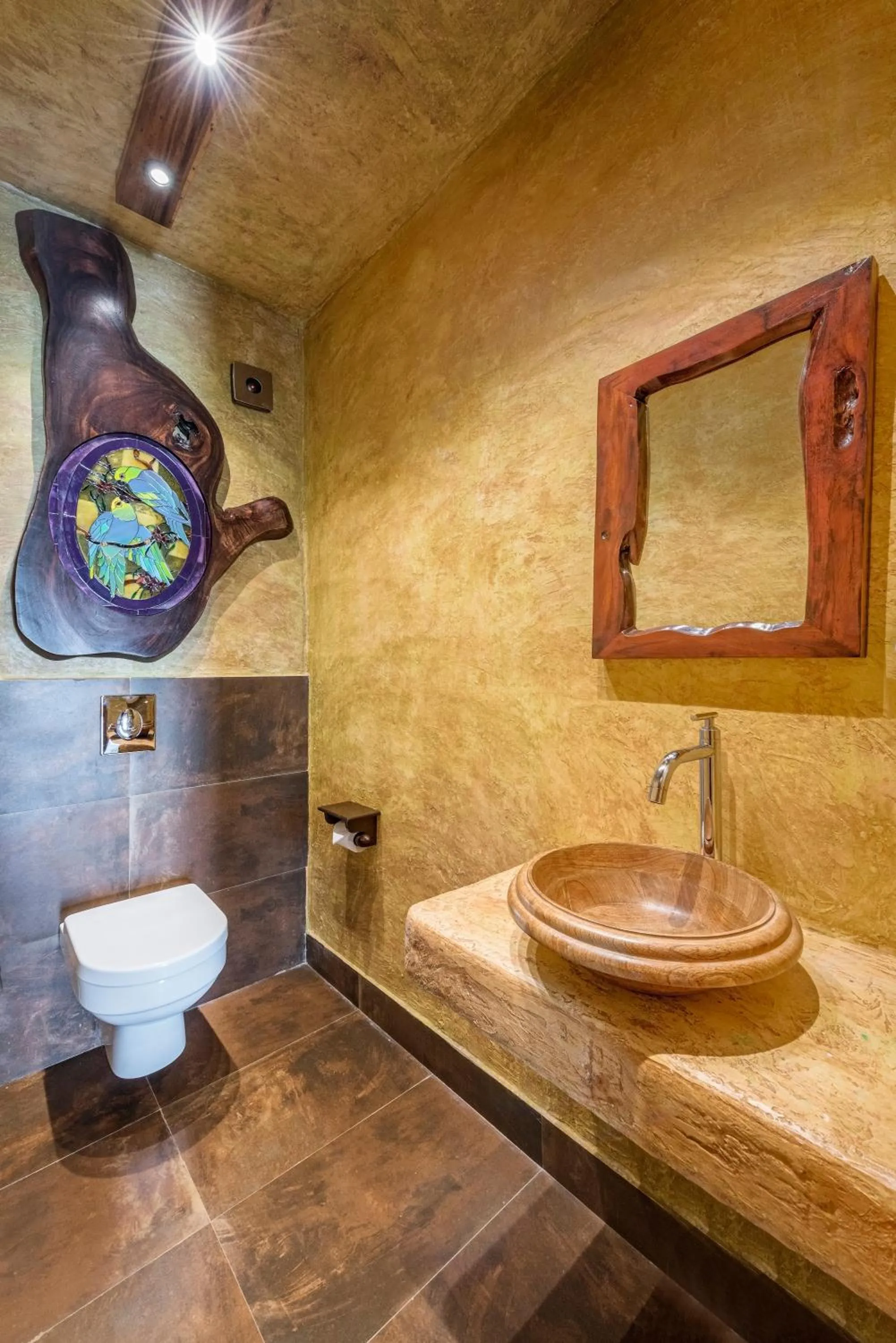 Toilet in SaffronStays Althea - 4BR veg-only luxury villa with pool, jacuzzis, gourmet meals and Lohagad-Pawna lake views