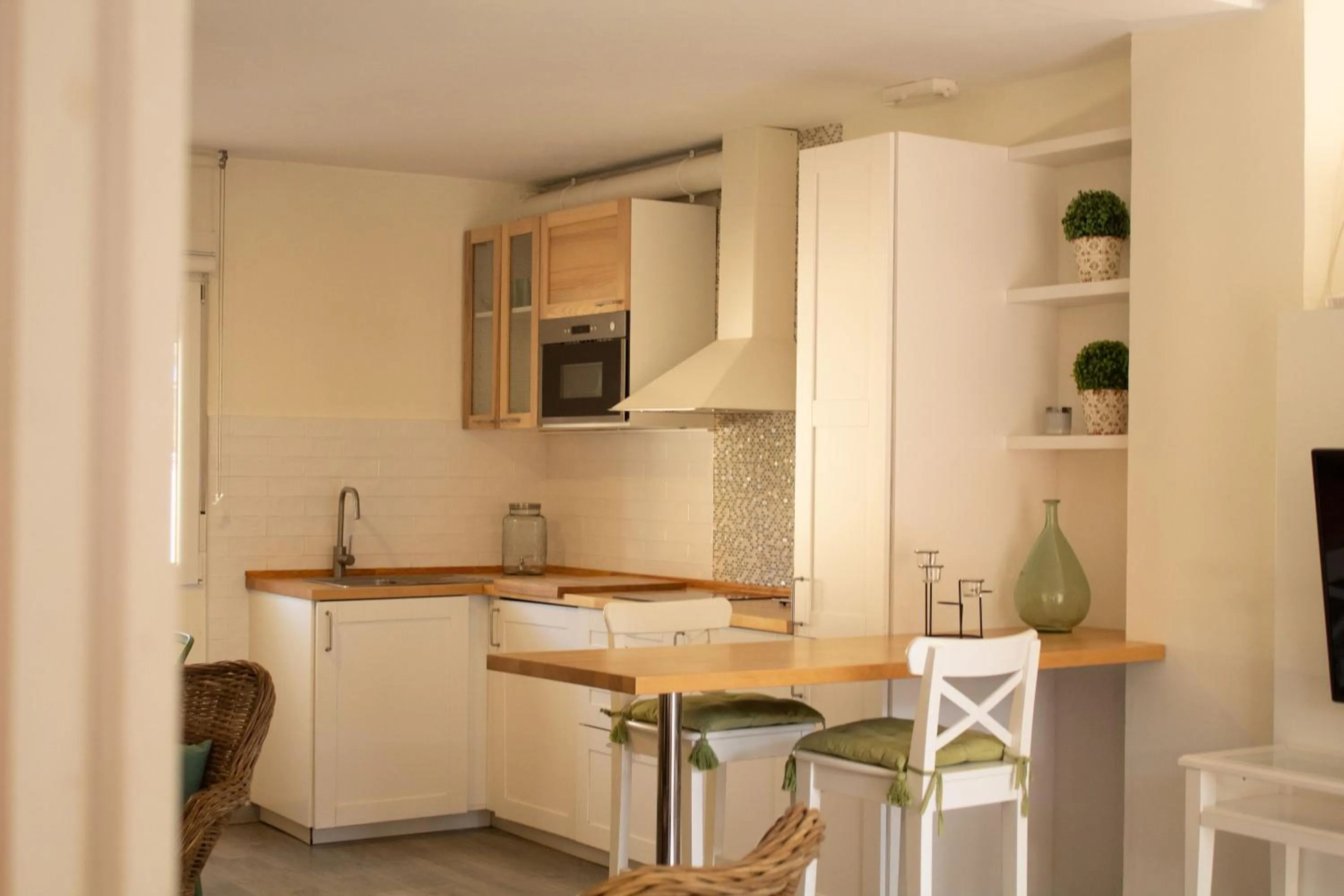 Kitchen or kitchenette in MR Hotelet de la Raconà & Apartments