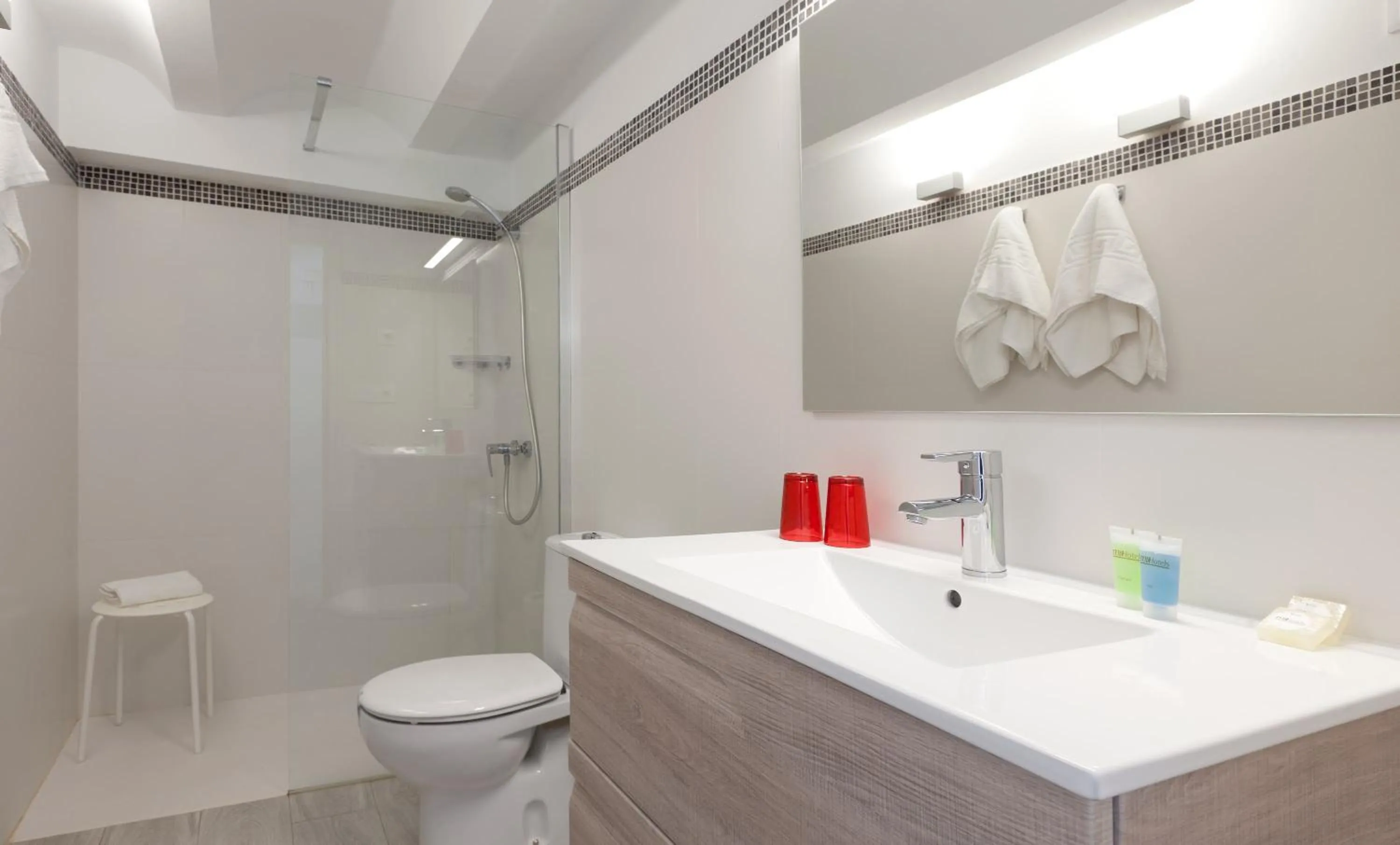 Shower in MR Hotelet de la Raconà & Apartments