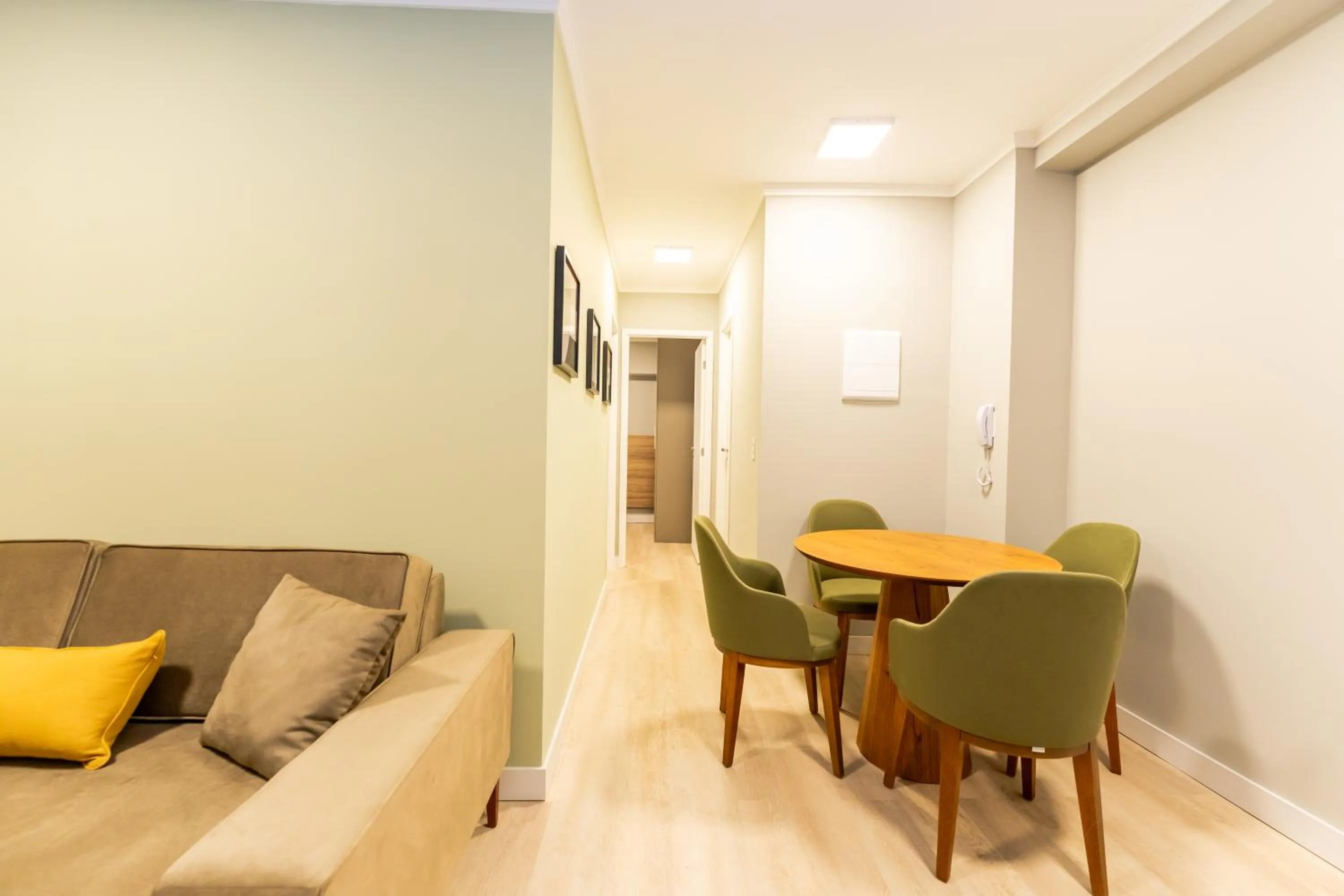 Living room in Apartamentos Studio Allure Moema - Com café da manhã e Valet opcional, Recepção 24 horas