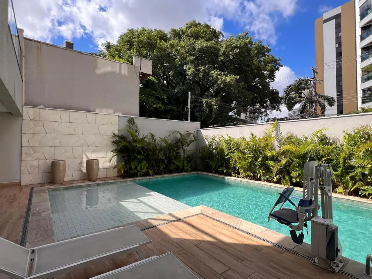 Swimming pool in My Allure Moema - Com café da manhã opcional e Recepção 24 horas Swimming pool in My Allure Moema - Com café da manhã opcional e Recepção 24 horas