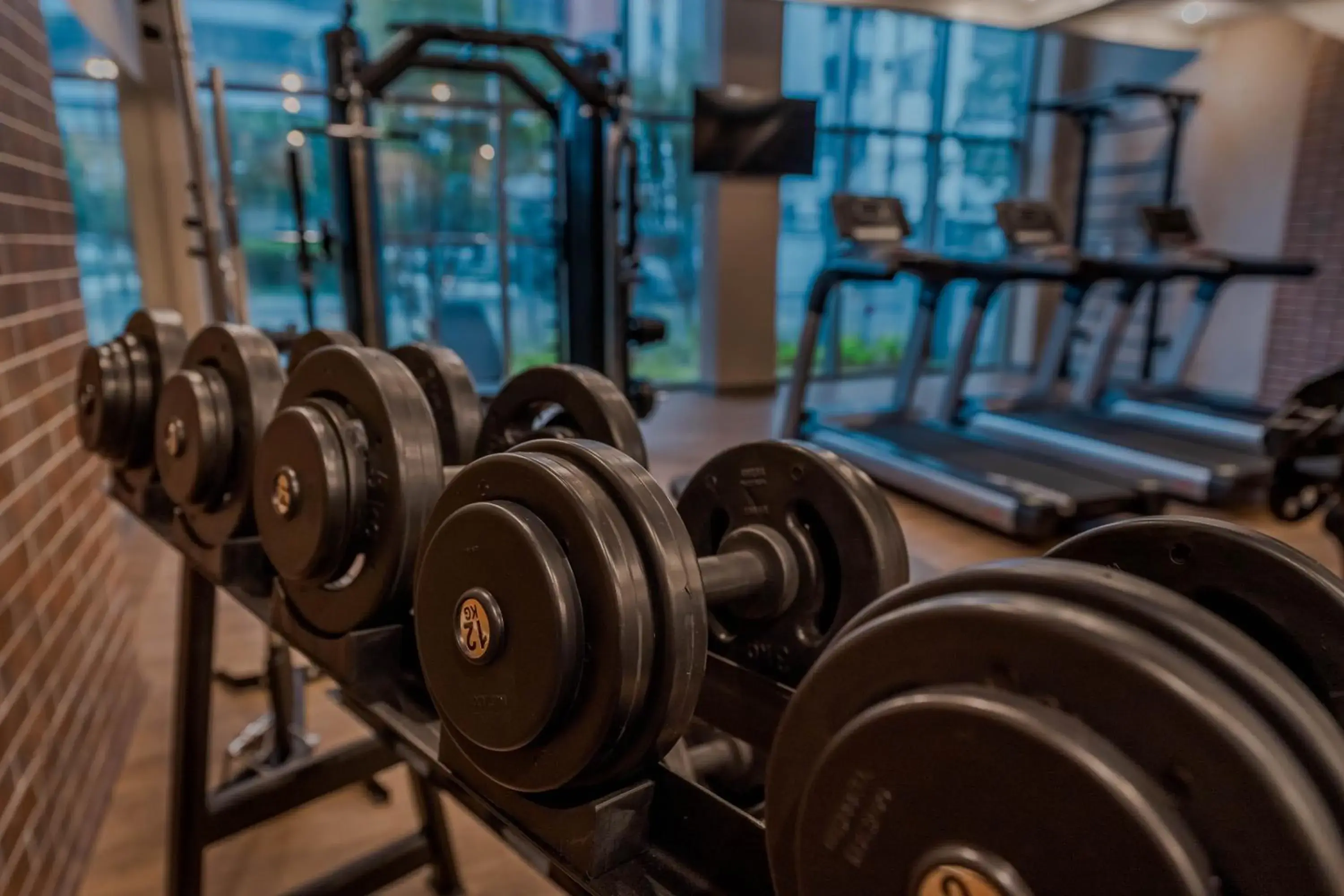 Fitness centre/facilities in Apartamentos Studio Allure Moema - Com café da manhã e Valet opcional, Recepção 24 horas Fitness centre/facilities in Apartamentos Studio Allure Moema - Com café da manhã e Valet opcional, Recepção 24 horas