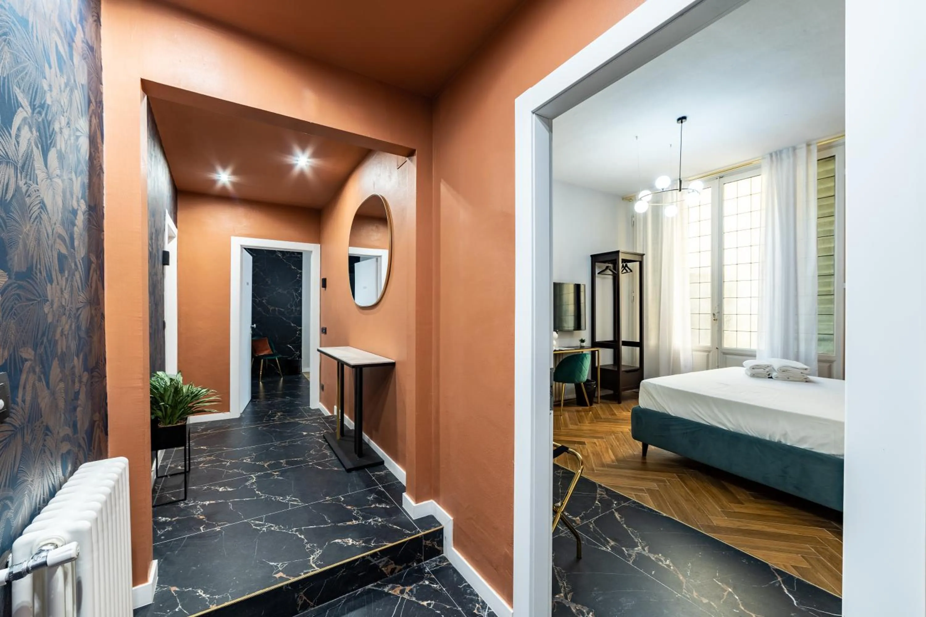 Photo of the whole room, Bed in Room Eleven