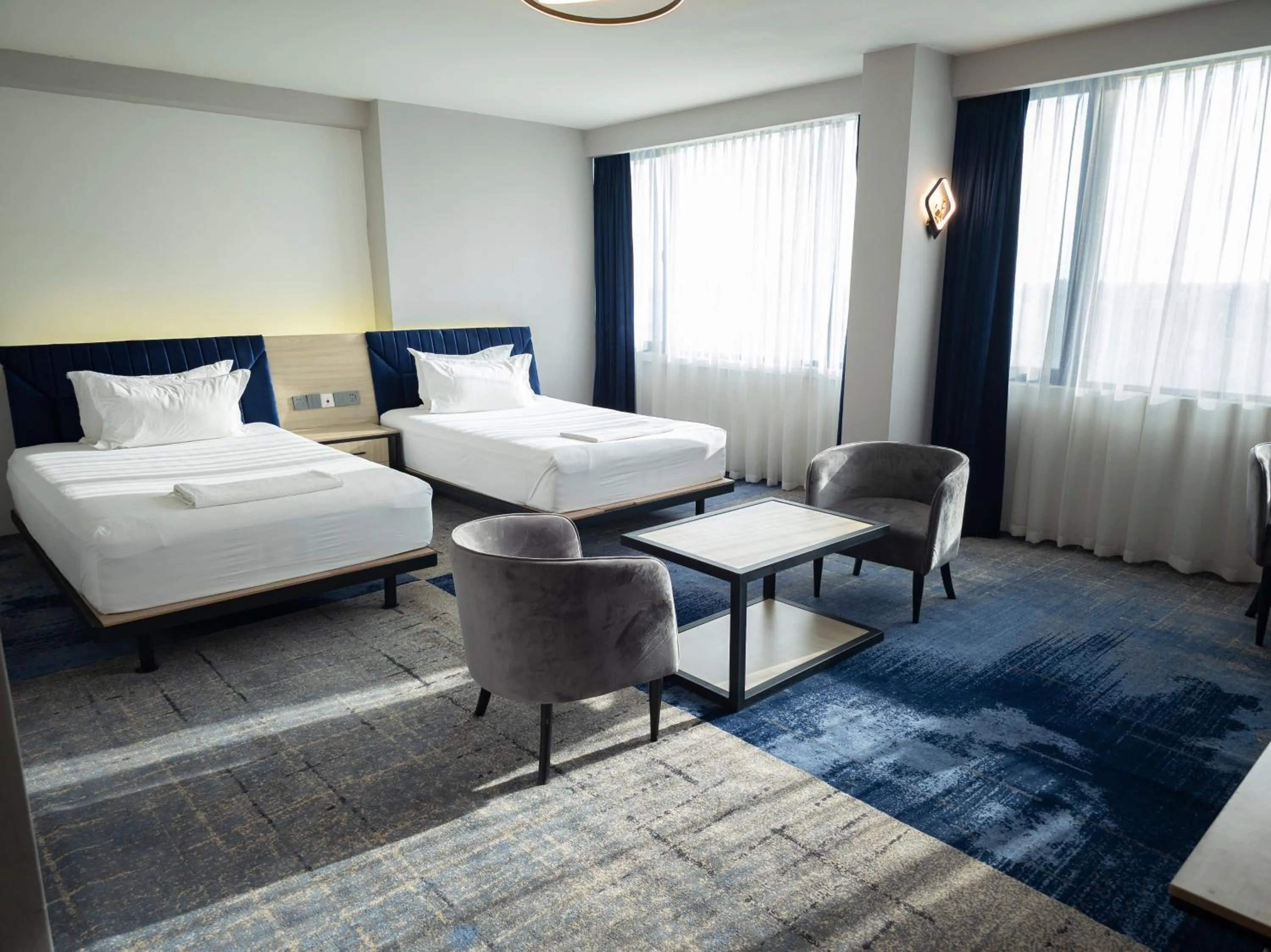 Bed in Andijon International Hotel