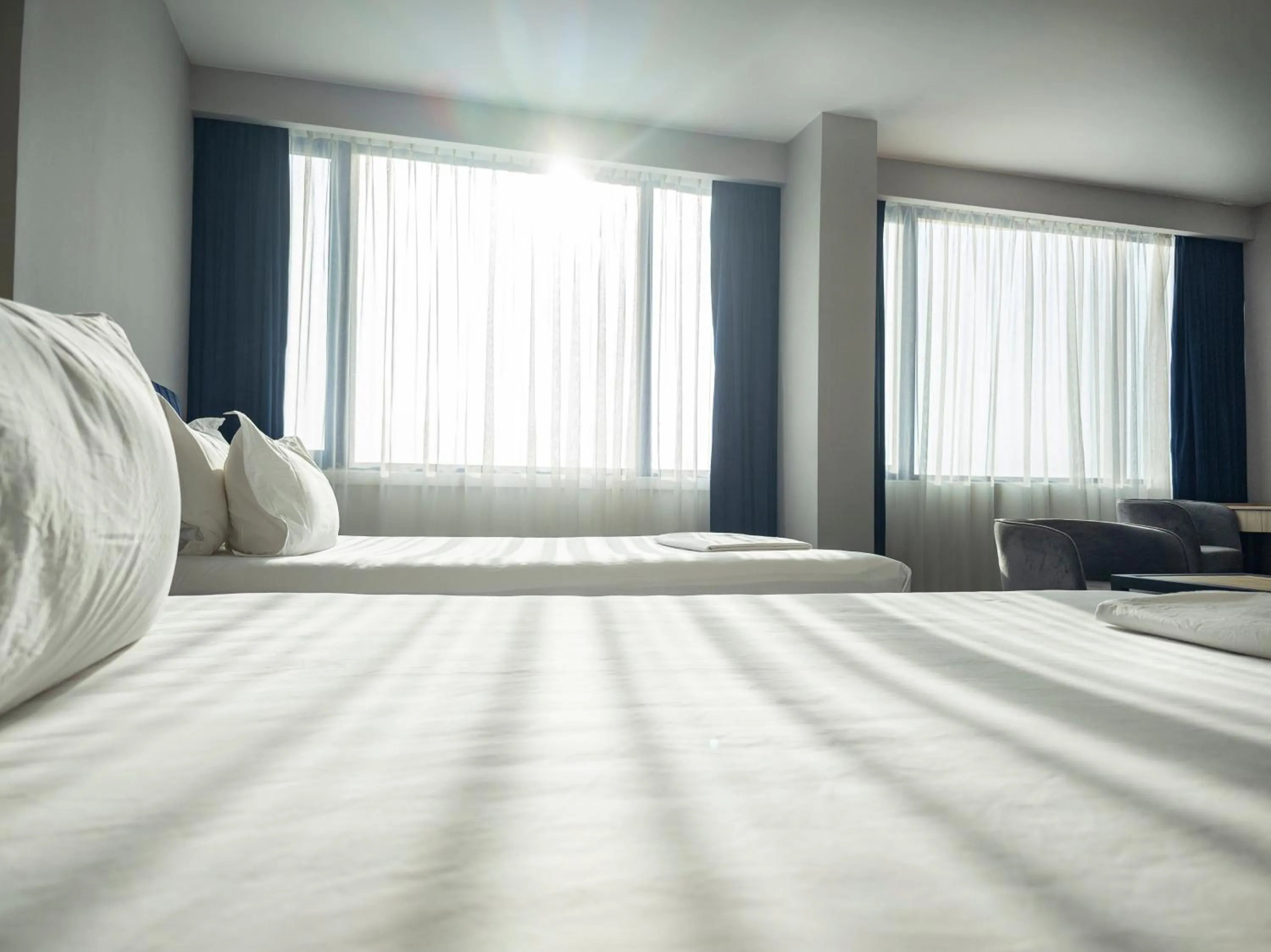 Bed in Andijon International Hotel