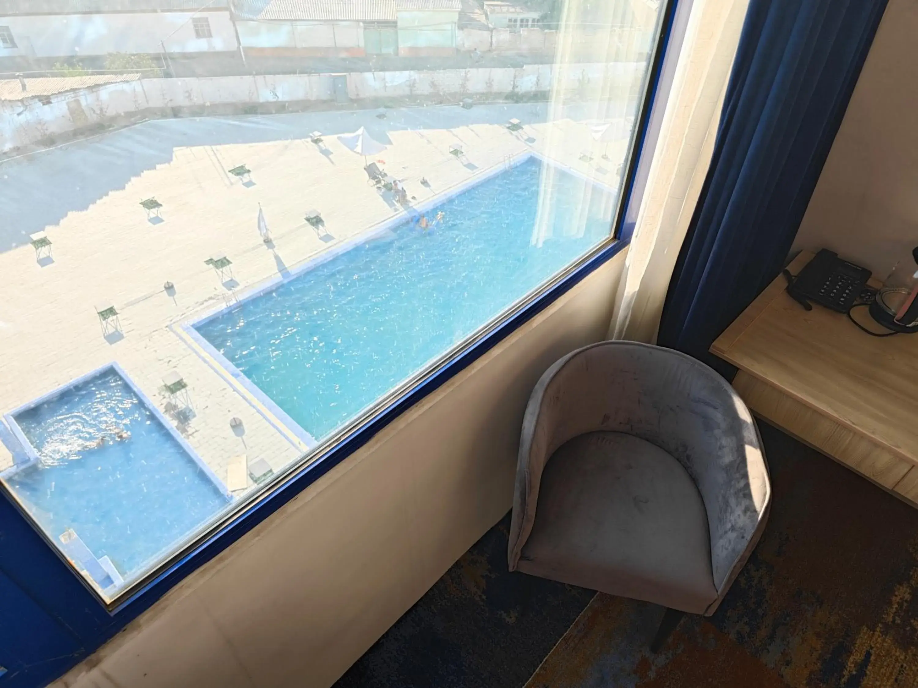 Pool view in Andijon International Hotel Pool view in Andijon International Hotel