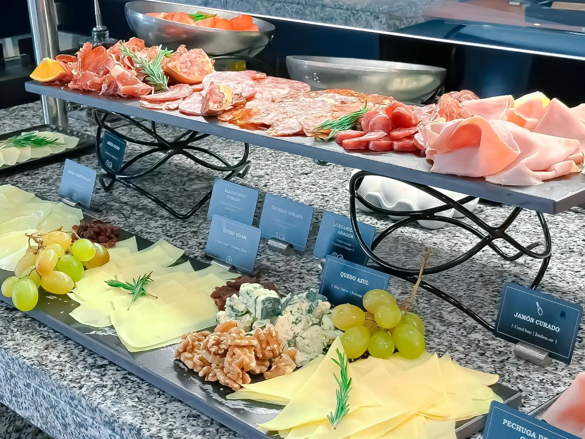 Buffet breakfast in Hotel Ciudad de Alcañiz