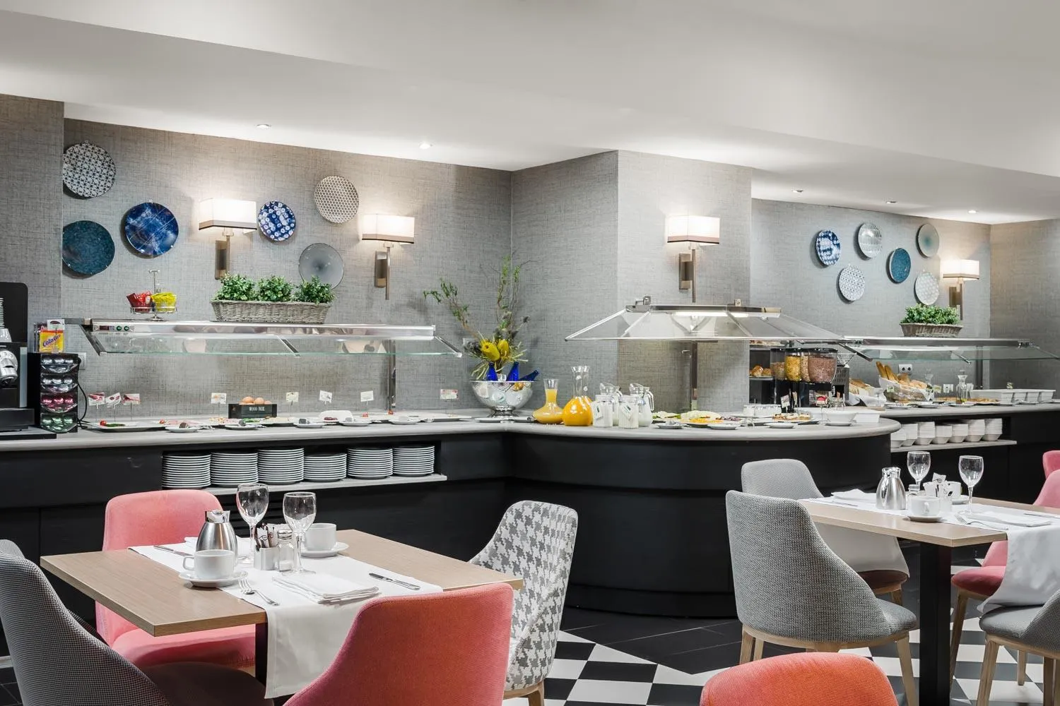 Buffet breakfast in Hotel Asset Torrejón