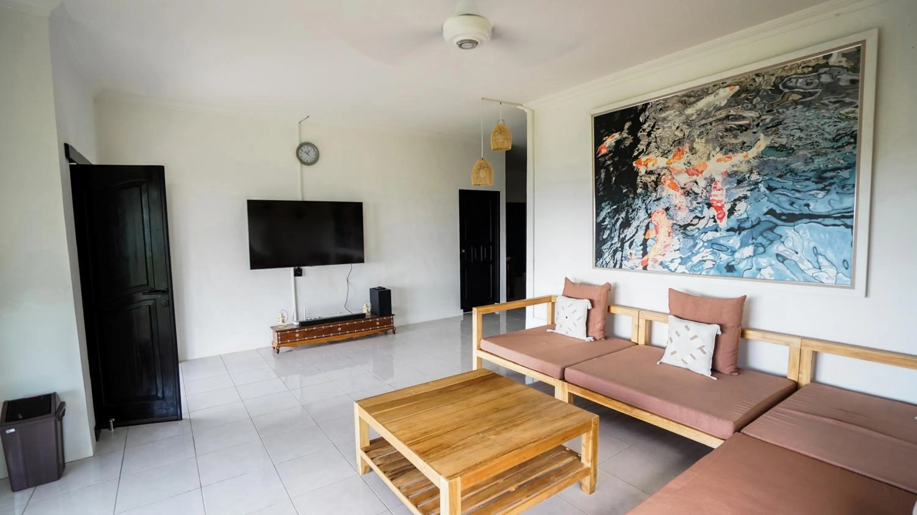 Living room in The Lavana Villa Lombok Sunset