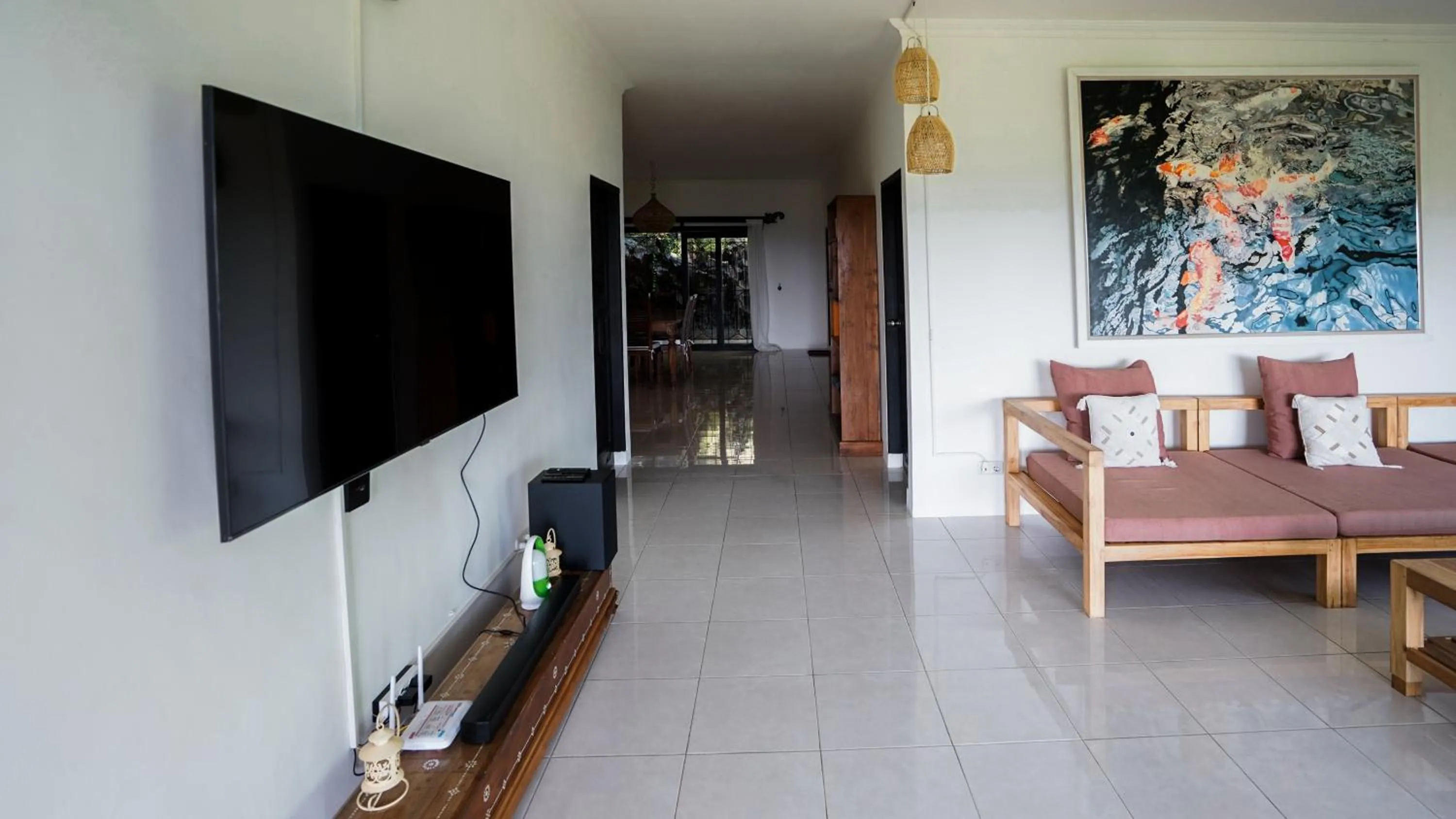 TV and multimedia in The Lavana Villa Lombok Sunset