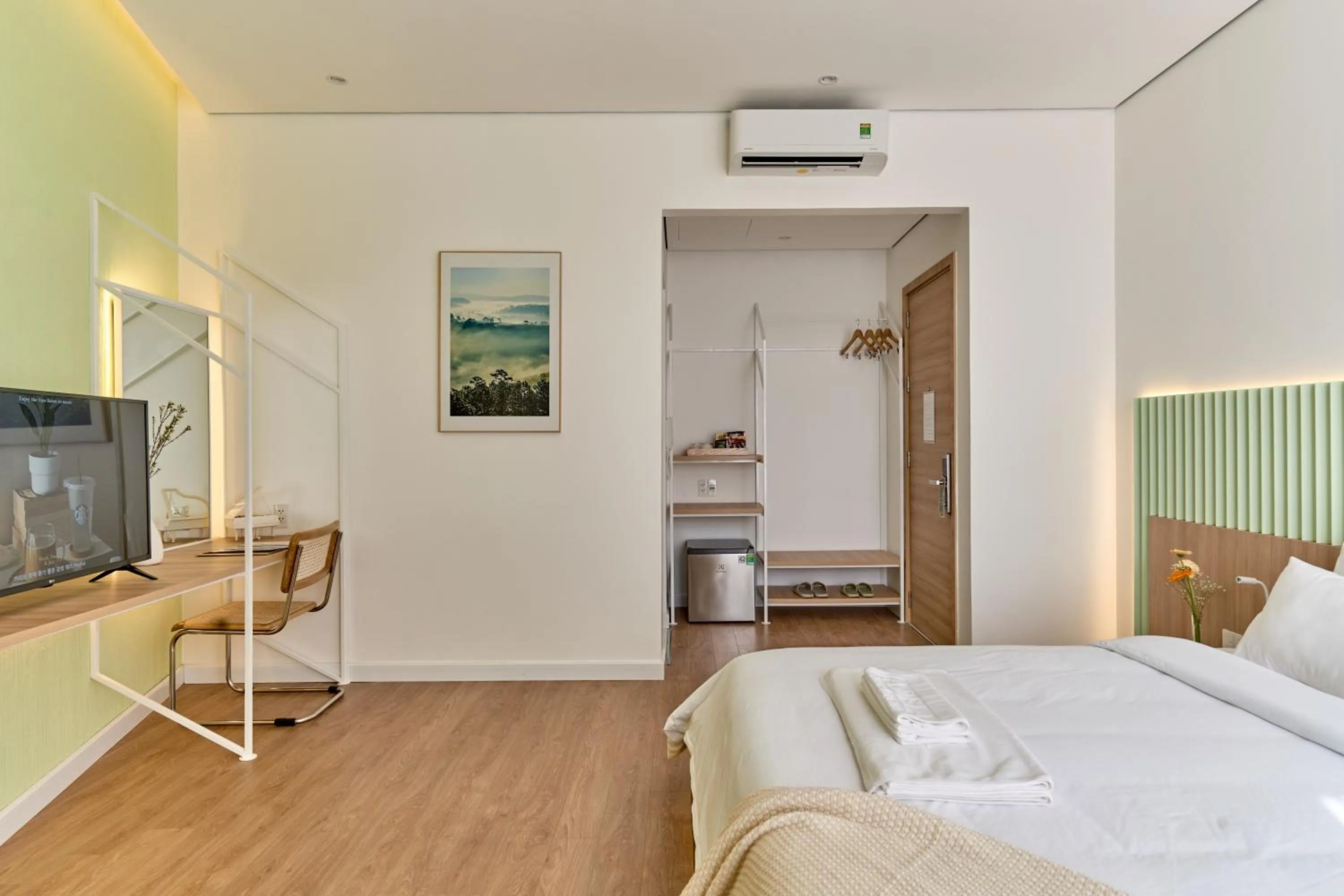 TV and multimedia, Bed in Adela Hotel Dalat