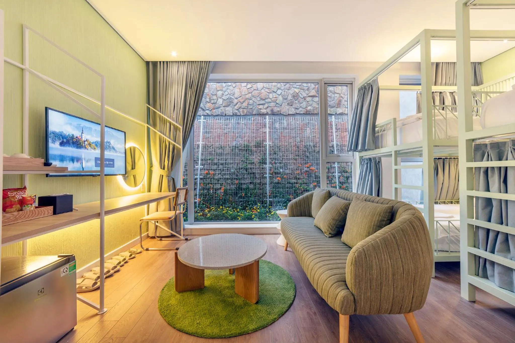 Seating area in Adela Hotel Dalat