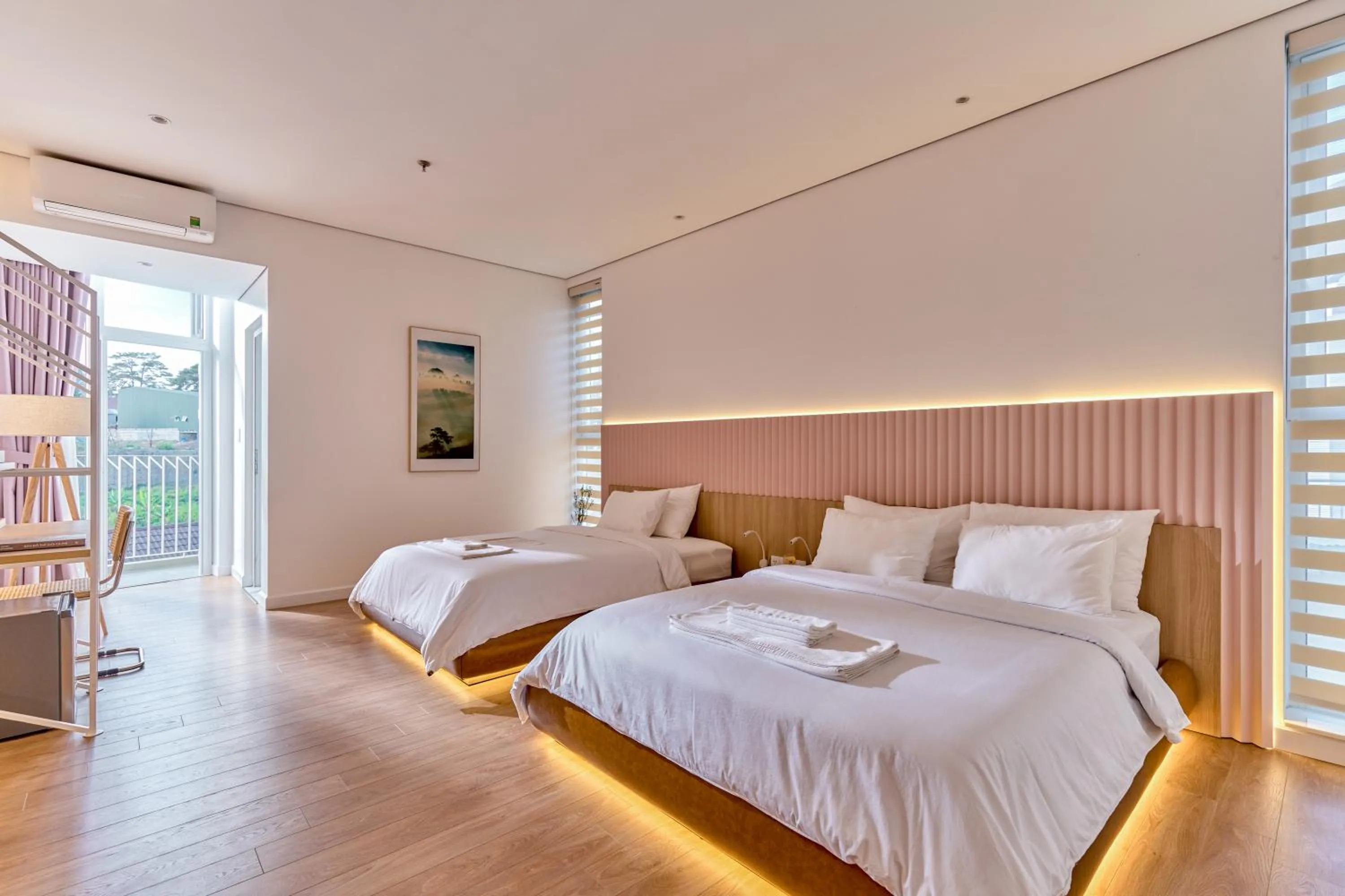 Bed in Adela Hotel Dalat